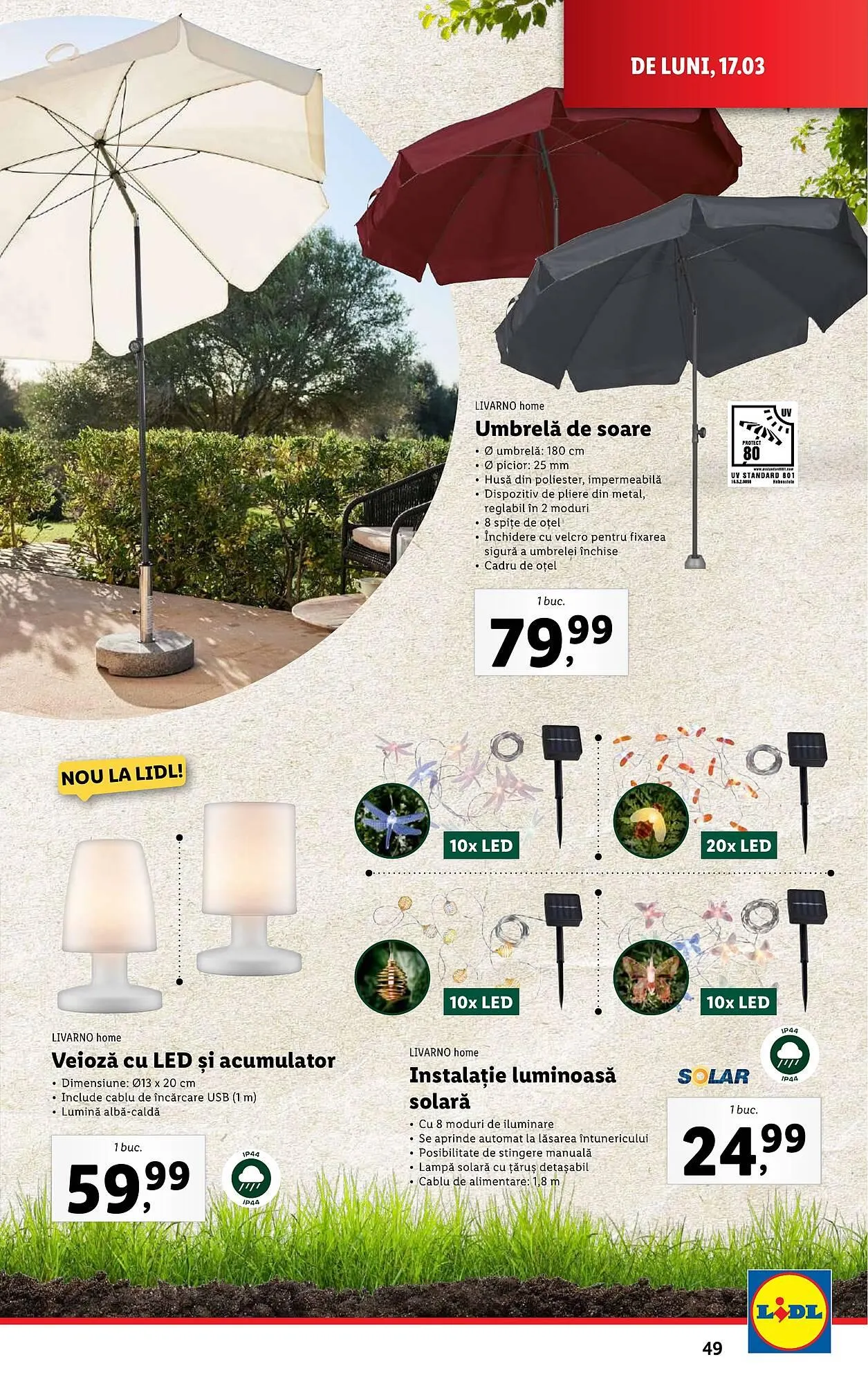 Catalog Catalog Lidl de la 17 martie până la 23 martie 2025 - Revista Pagina 49