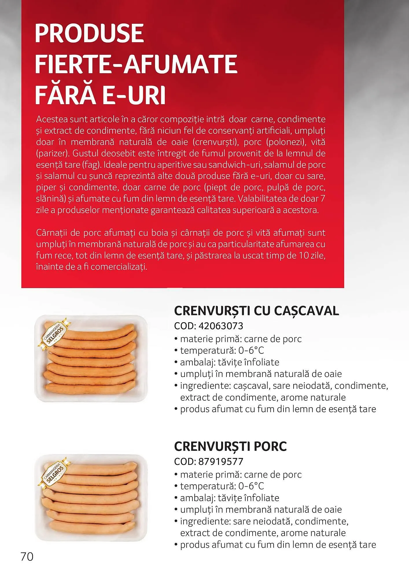 Catalog Catalog Selgros de la 3 octombrie până la 30 noiembrie 2025 - Revista Pagina 70
