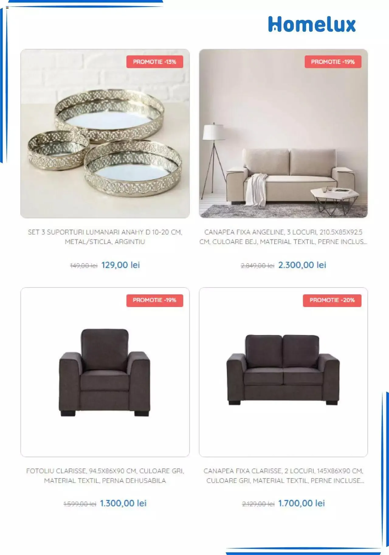 Catalog Catalog Homelux de la 12 mai până la 31 decembrie 2023 - Revista Pagina 5