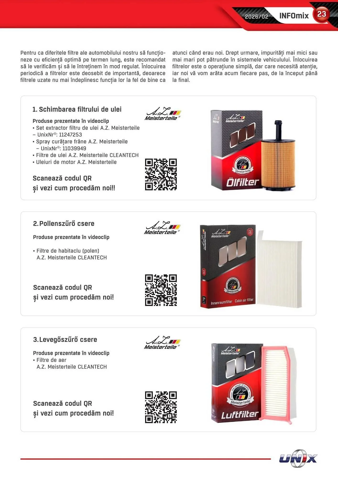 Catalog Catalog UNIX Auto de la 4 februarie până la 28 februarie 2026 - Revista Pagina 23