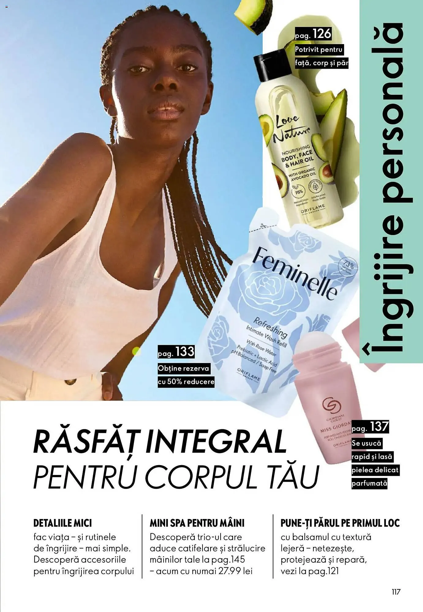 Catalog Catalog Oriflame de la 24 martie până la 14 aprilie 2026 - Revista Pagina 117
