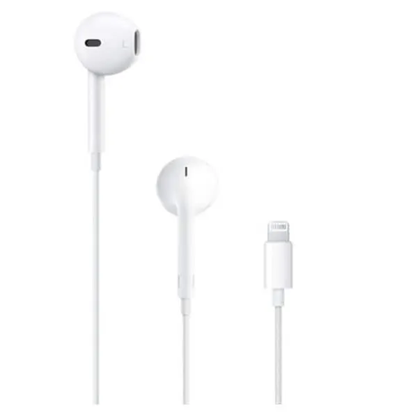 Casti APPLE EarPods MMTN2ZM/A, Cu Fir, In-ear, Microfon, Conector Lightning, alb