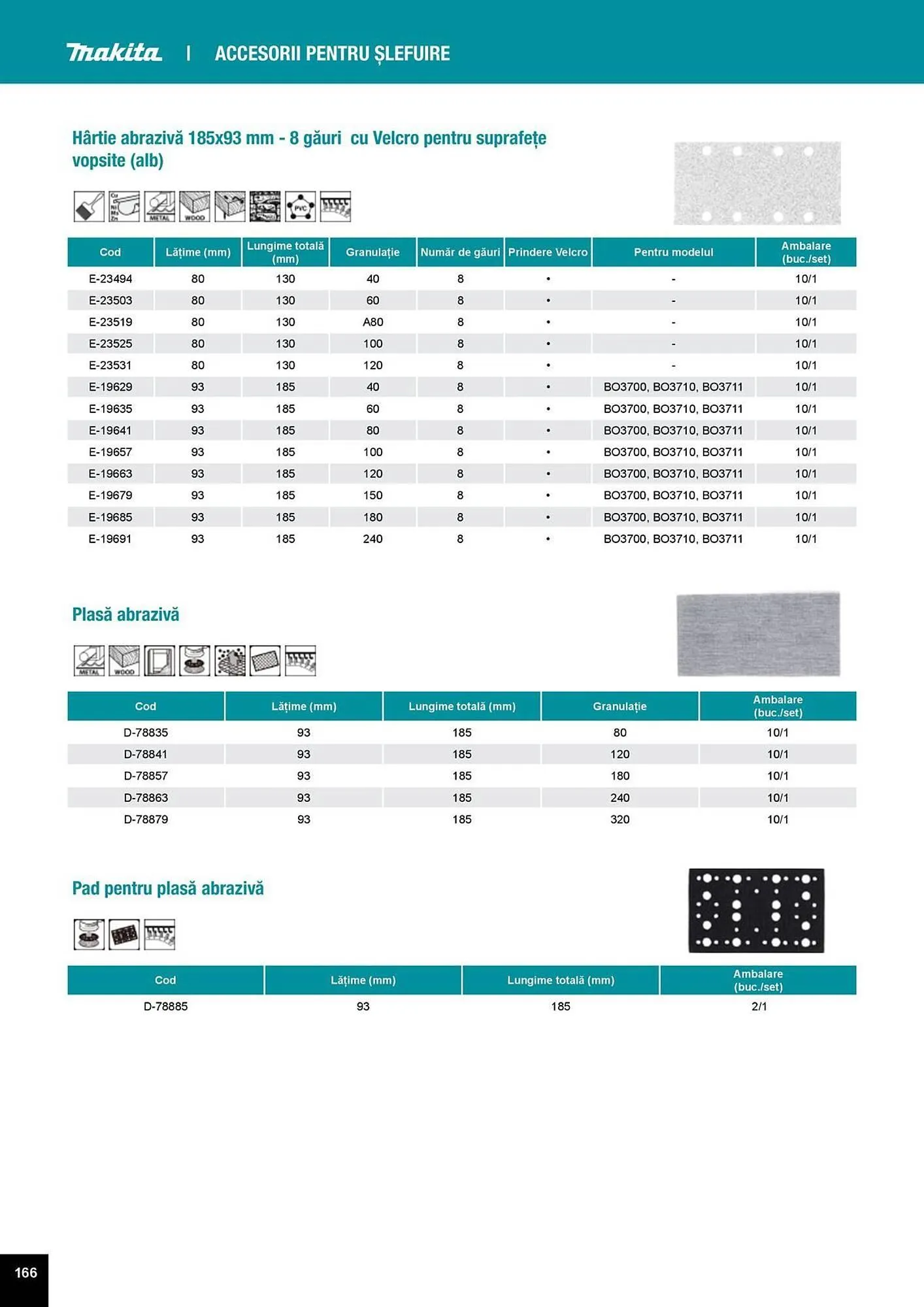 Catalog Catalog Makita de la 1 aprilie până la 31 decembrie 2025 - Revista Pagina 166