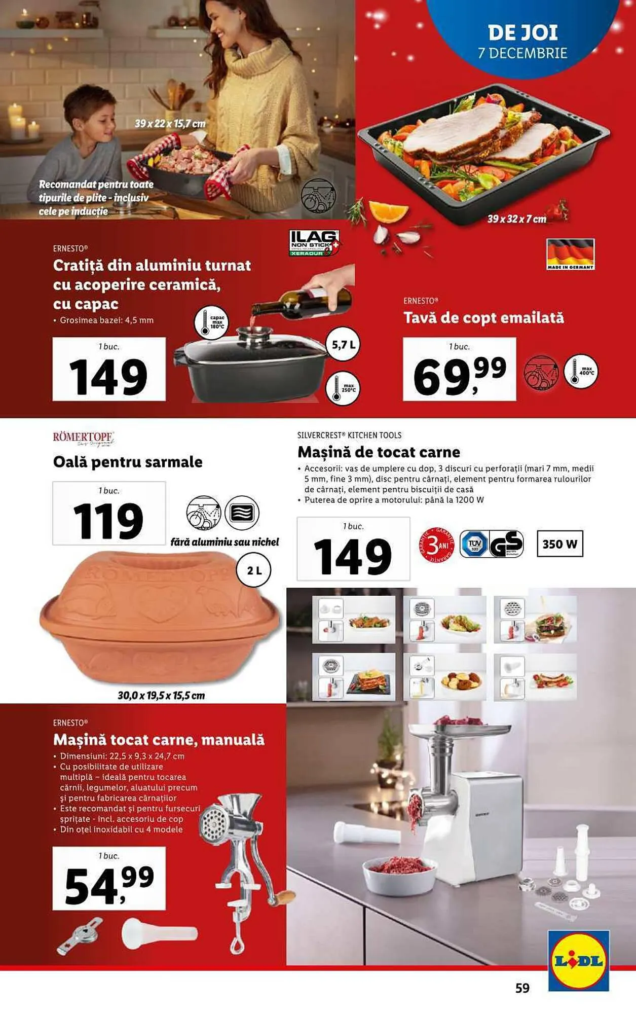 Catalog Lidl catalog de la 4 decembrie până la 10 decembrie 2023 - Revista Pagina 59