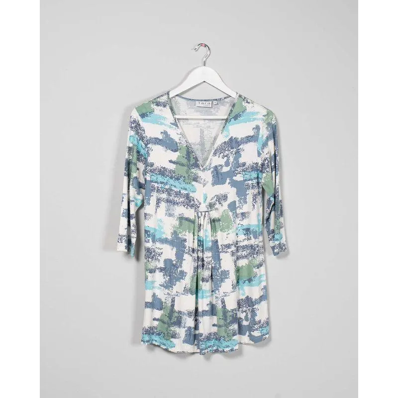 Bluza din bumbac cu maneci trei sferturi 24MAY26019