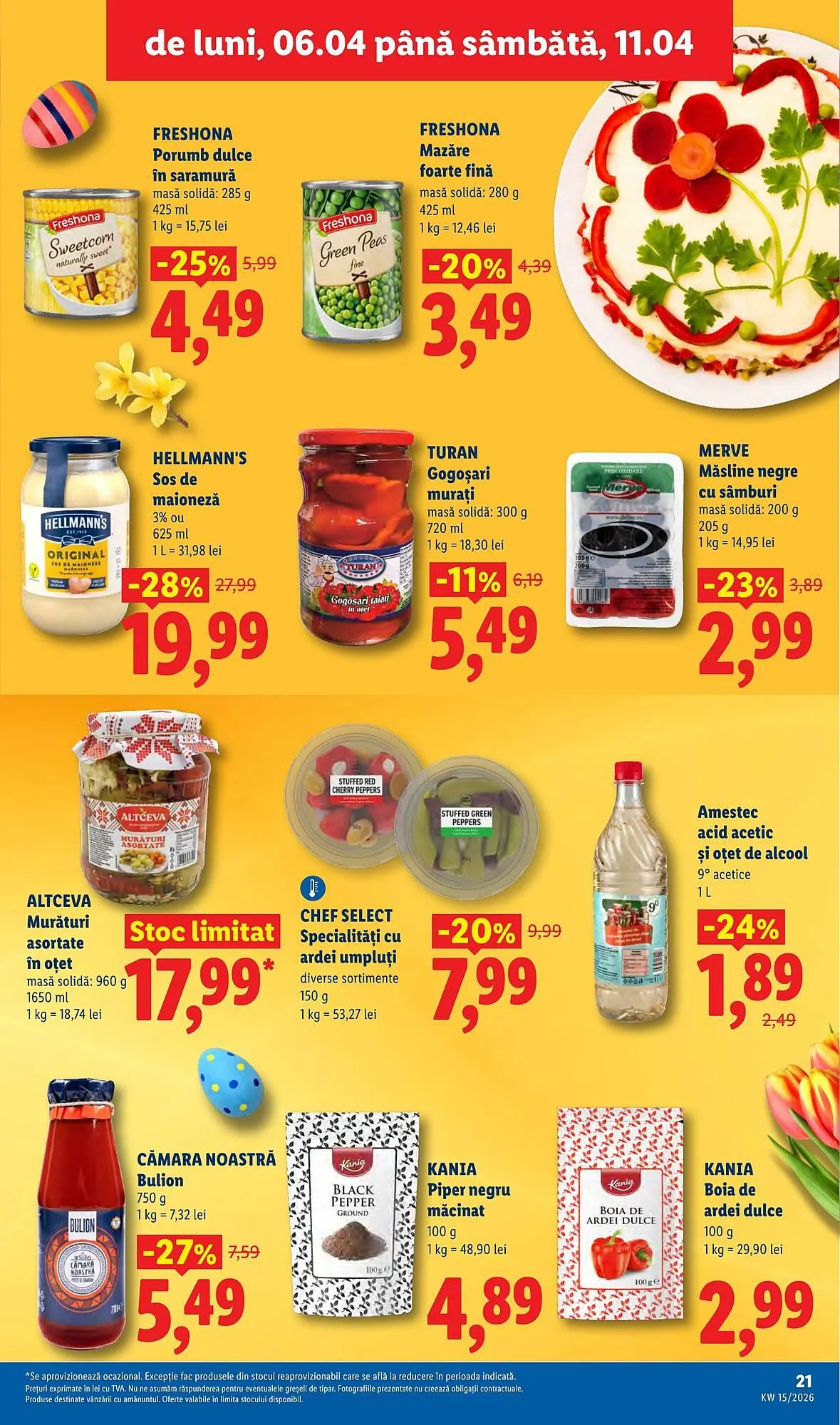 Catalog Catalog Lidl de la 6 aprilie până la 11 aprilie 2026 - Revista Pagina 21