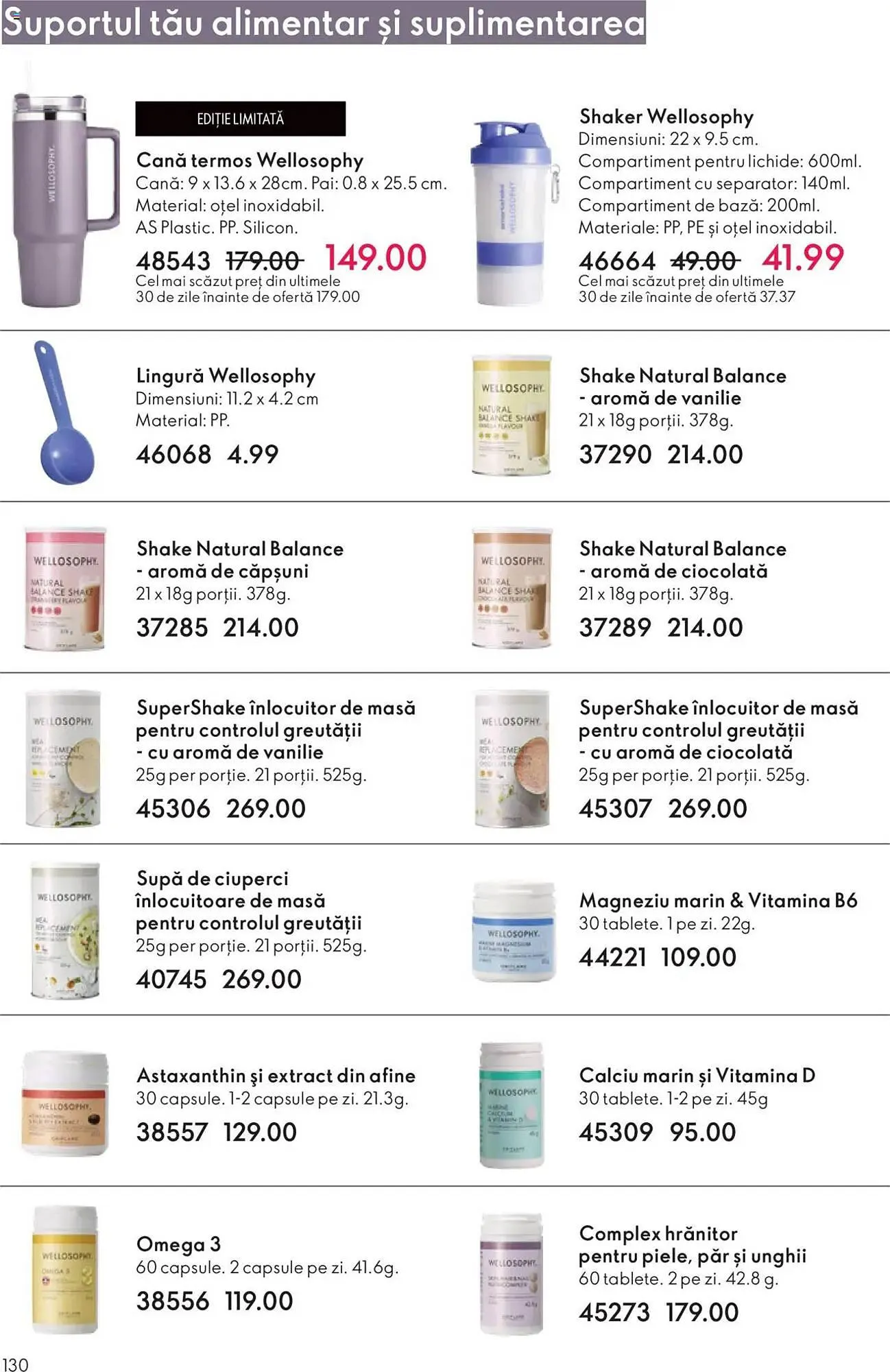 Catalog Catalog Oriflame de la 11 noiembrie până la 2 decembrie 2025 - Revista Pagina 130