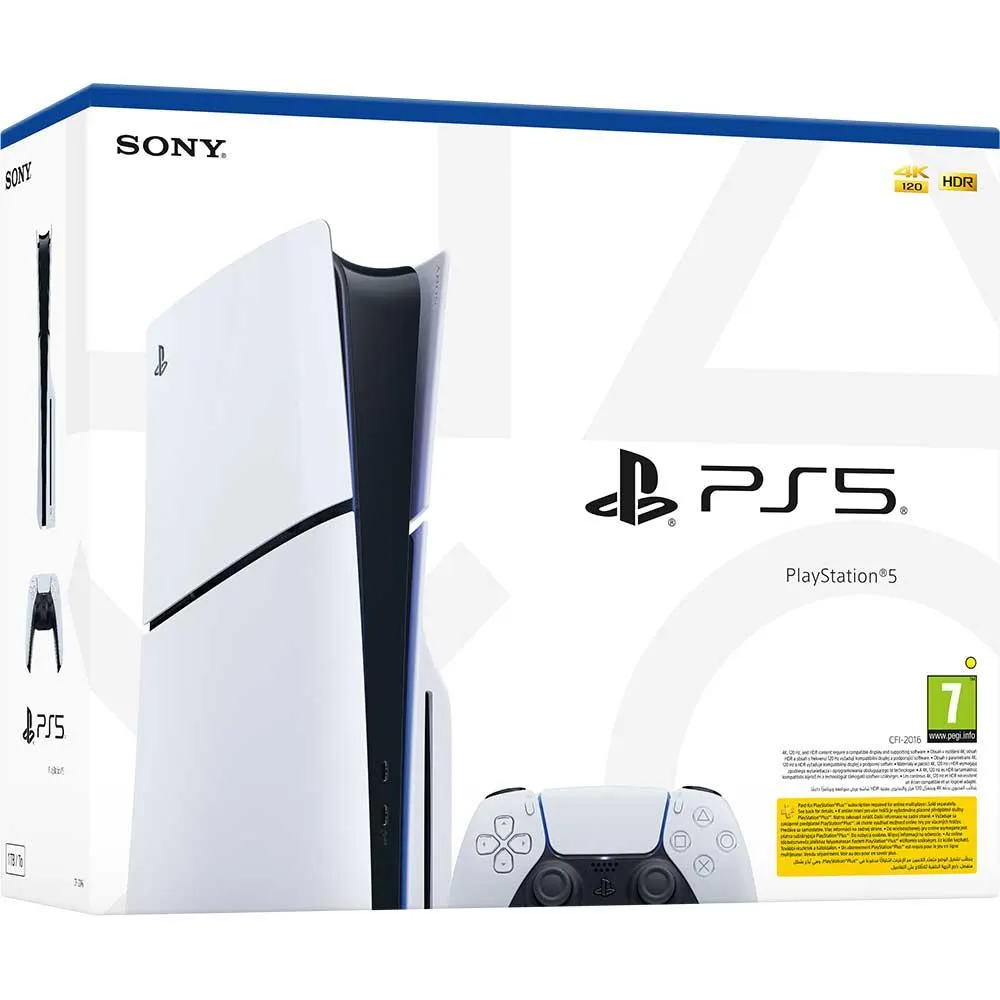 Consola PlayStation 5 Slim (PS5) 1TB, E-Chassis, White