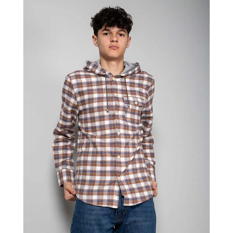 Camasa din bumbac cu gluga si snur 24KOS27004