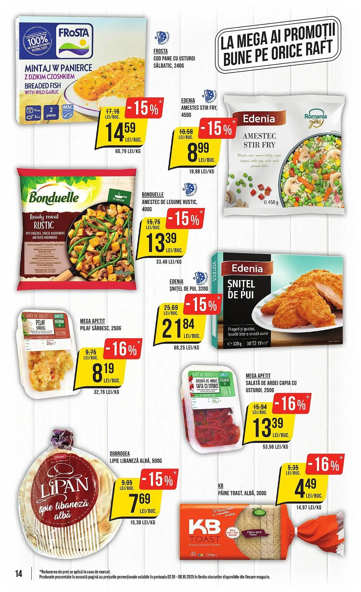 Catalog Catalog Mega Image de la 2 octombrie până la 8 octombrie 2025 - Revista Pagina 14