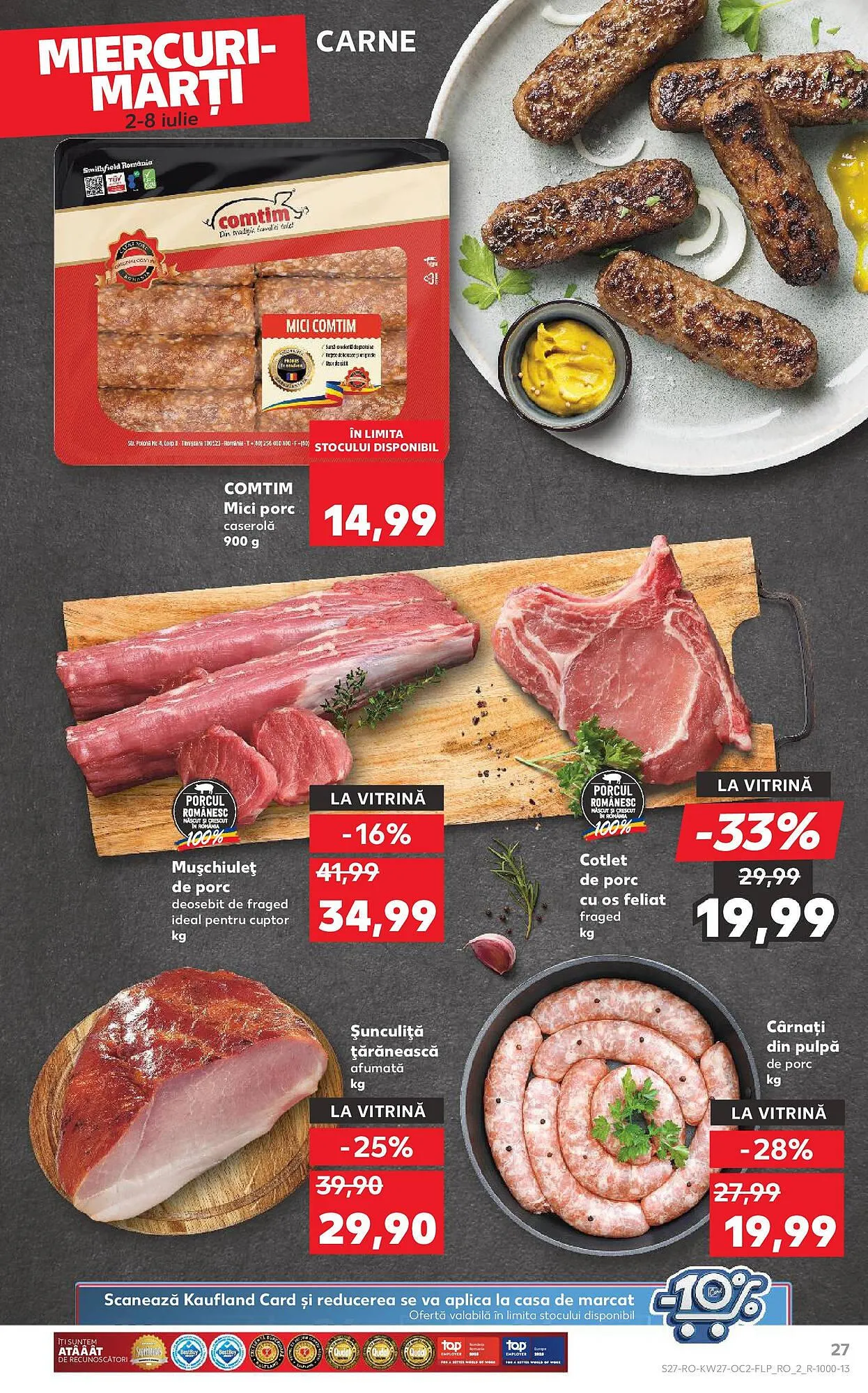 Catalog Catalog Kaufland de la 2 iulie până la 8 iulie 2025 - Revista Pagina 27