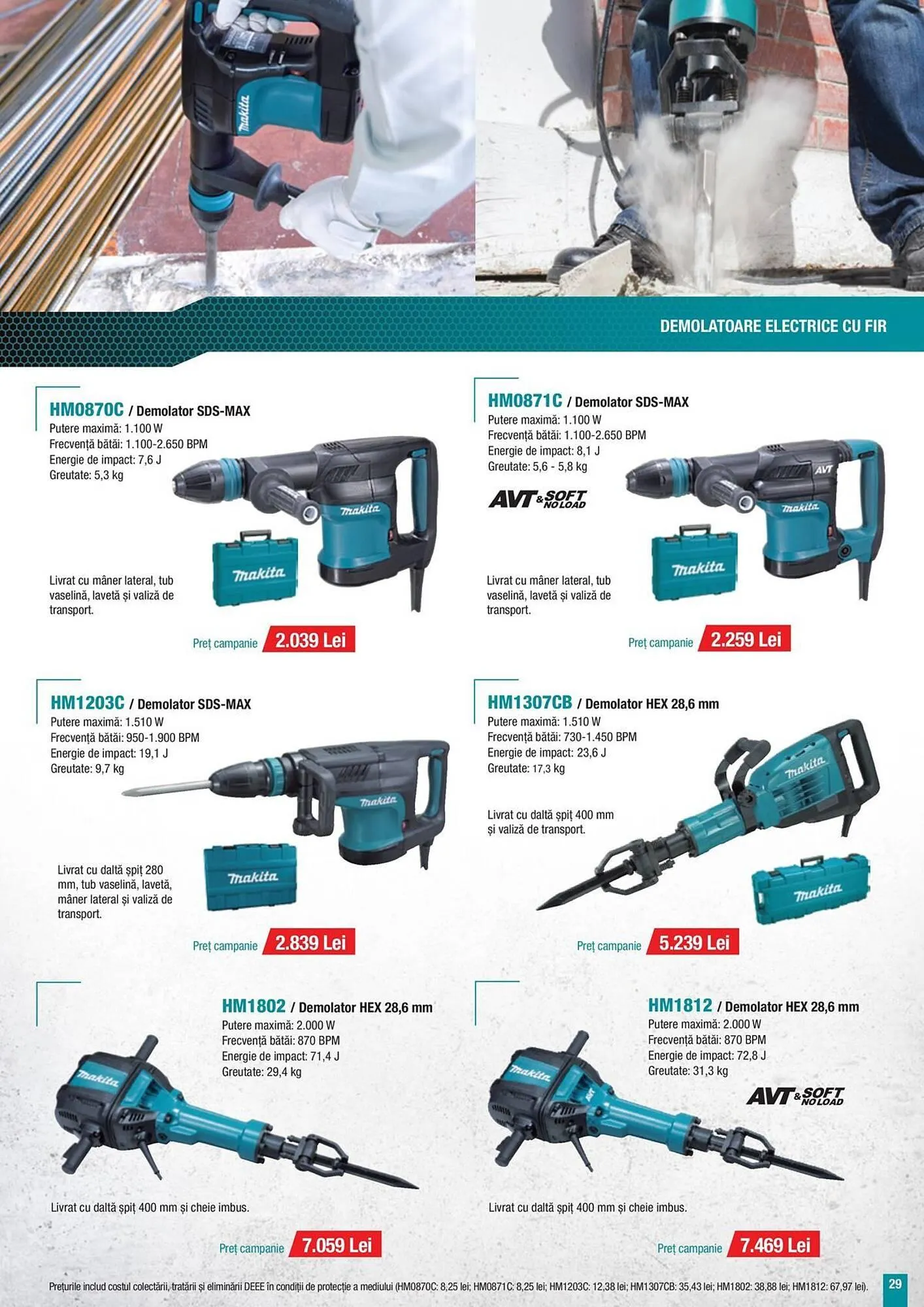 Catalog Catalog Makita de la 7 mai până la 31 decembrie 2025 - Revista Pagina 29