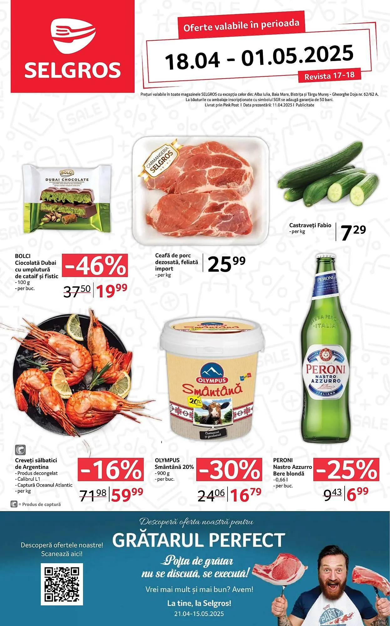 Catalog Catalog Selgros de la 18 aprilie până la 1 mai 2025 - Revista Pagina 1