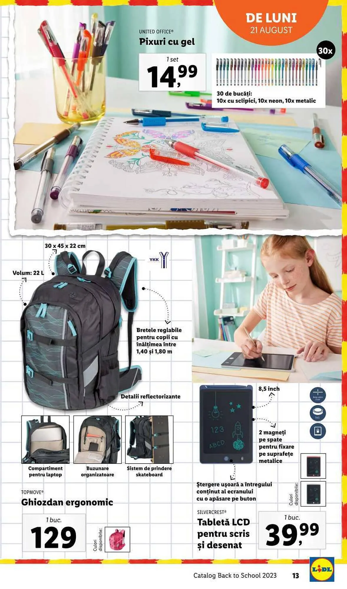 Catalog Lidl catalog de la 21 august până la 3 septembrie 2023 - Revista Pagina 13