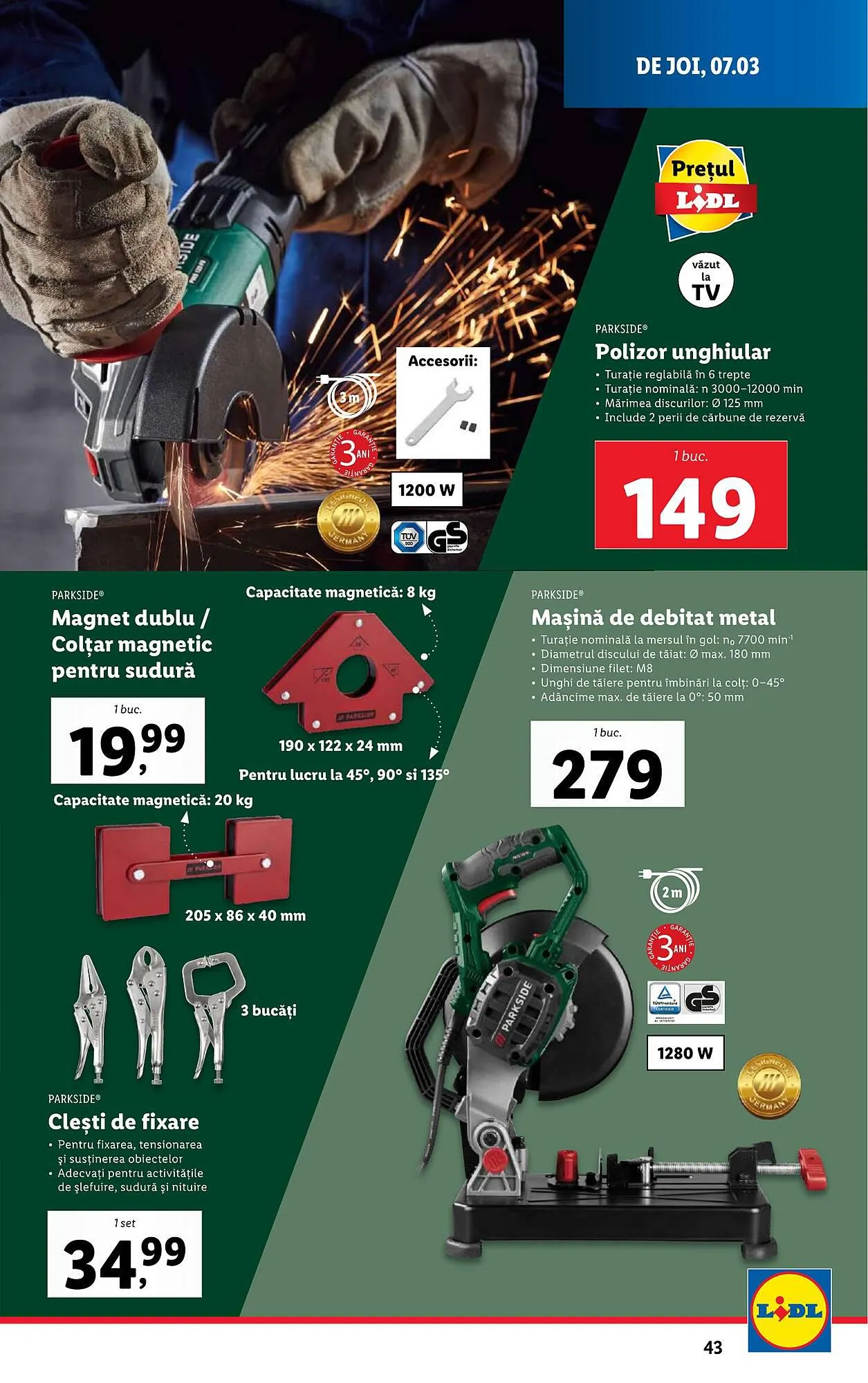 Catalog Lidl catalog de la 4 martie până la 10 martie 2024 - Revista Pagina 43