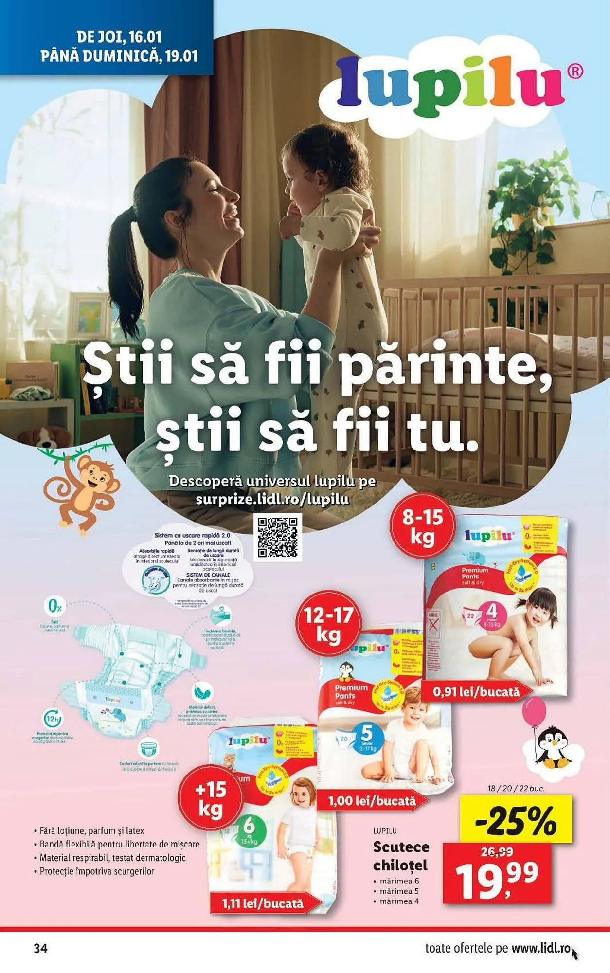 Catalog Catalog Lidl de la 13 ianuarie până la 19 ianuarie 2025 - Revista Pagina 34