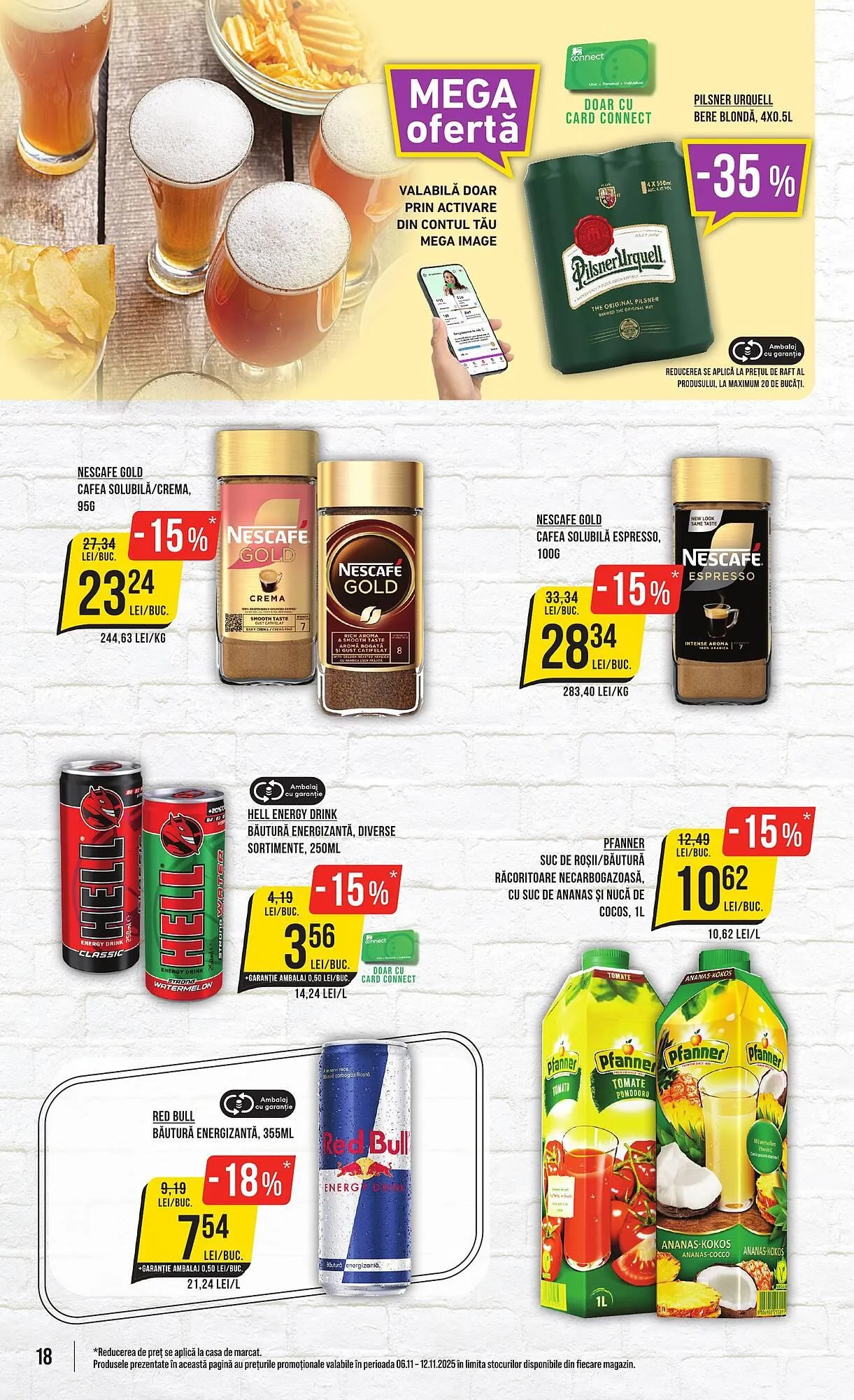 Catalog Catalog Mega Image de la 6 noiembrie până la 12 noiembrie 2025 - Revista Pagina 18