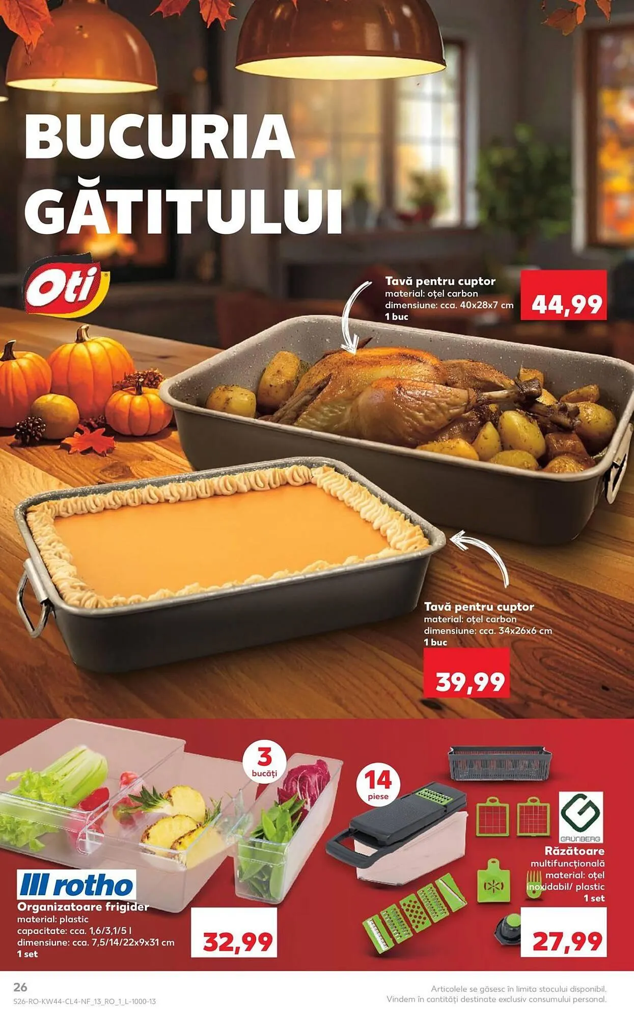 Catalog Catalog Kaufland de la 29 octombrie până la 4 noiembrie 2025 - Revista Pagina 26