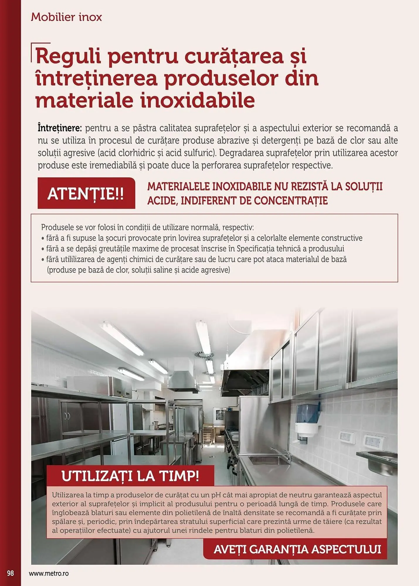 Catalog Сatalog Metro de la 15 ianuarie până la 31 decembrie 2024 - Revista Pagina 98