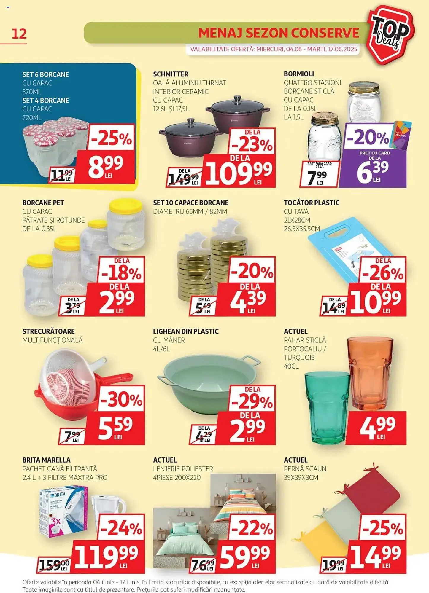 Catalog Catalog Auchan de la 4 iunie până la 17 iunie 2025 - Revista Pagina 12