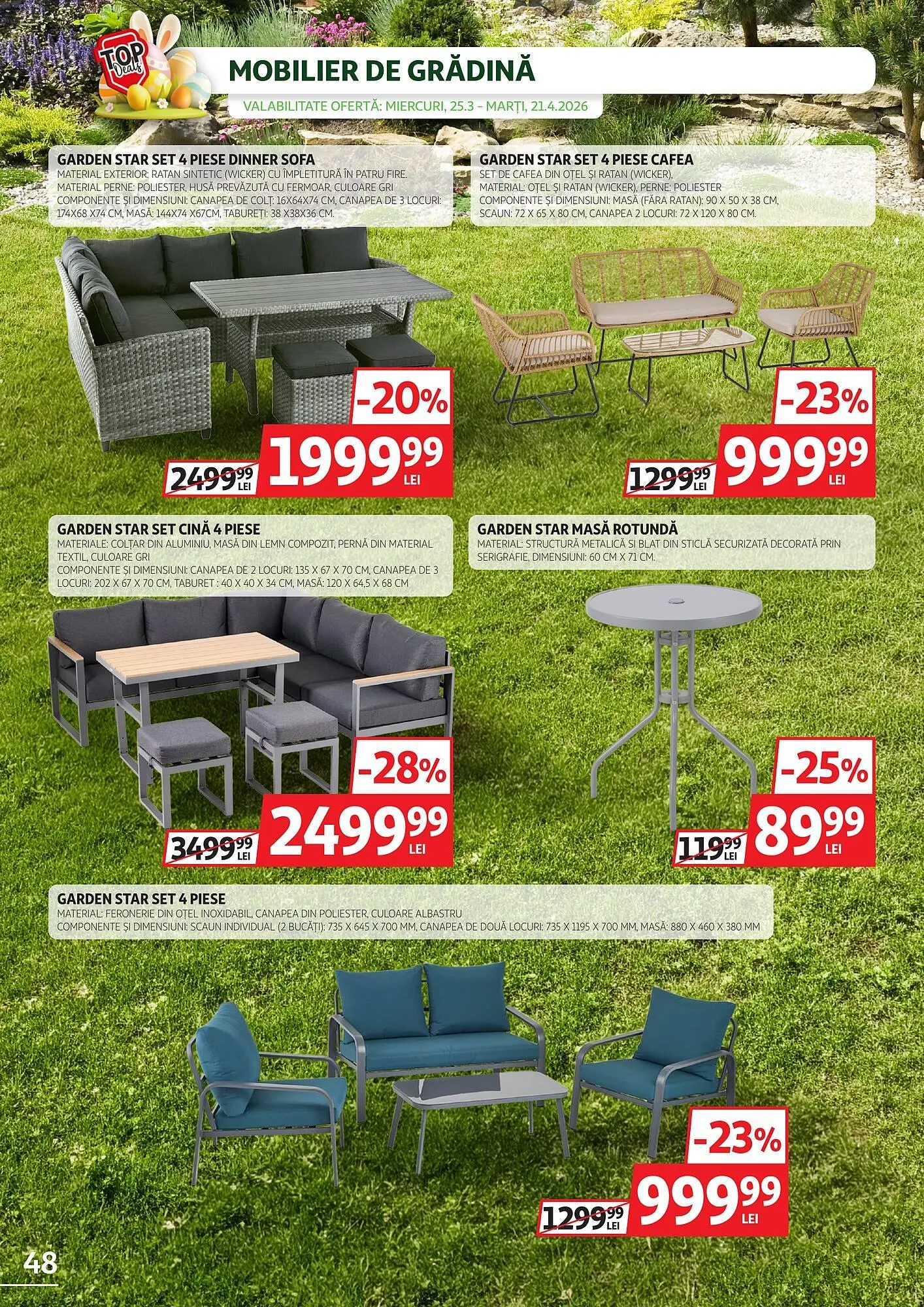 Catalog Catalog Auchan de la 25 martie până la 11 aprilie 2026 - Revista Pagina 48