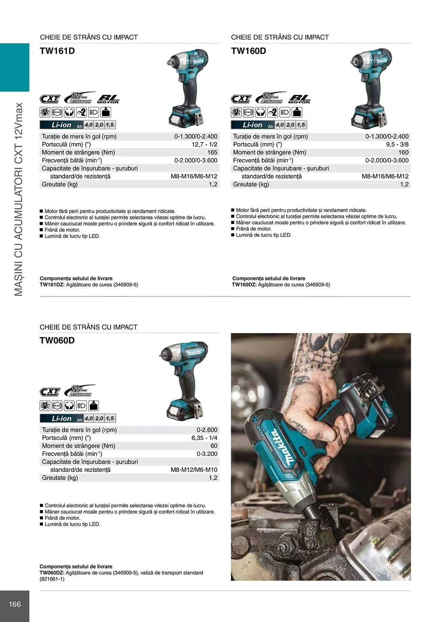 Catalog Catalog Makita de la 28 aprilie până la 31 decembrie 2026 - Revista Pagina 166