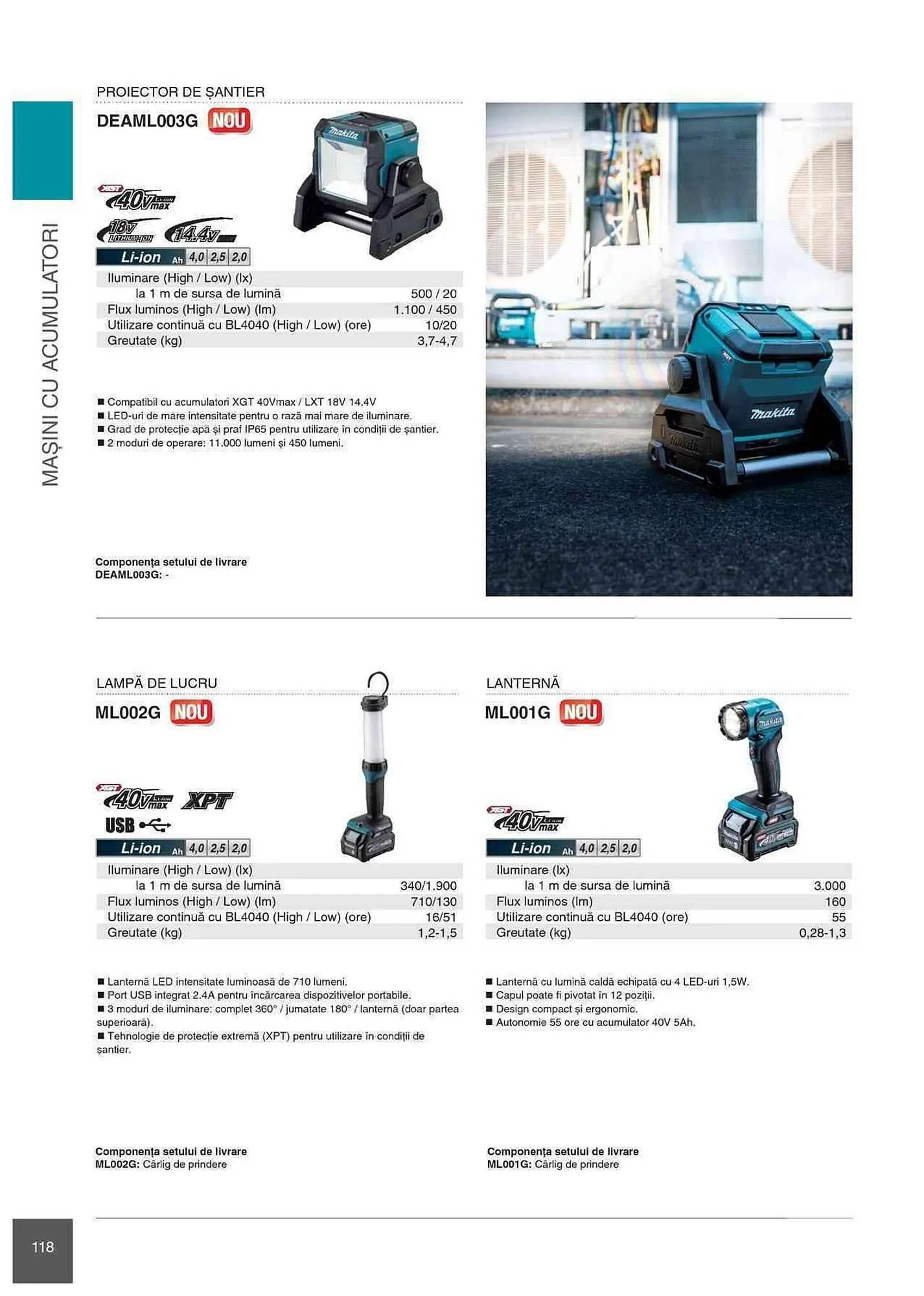 Catalog Makita catalog de la 1 ianuarie până la 31 decembrie 2023 - Revista Pagina 118
