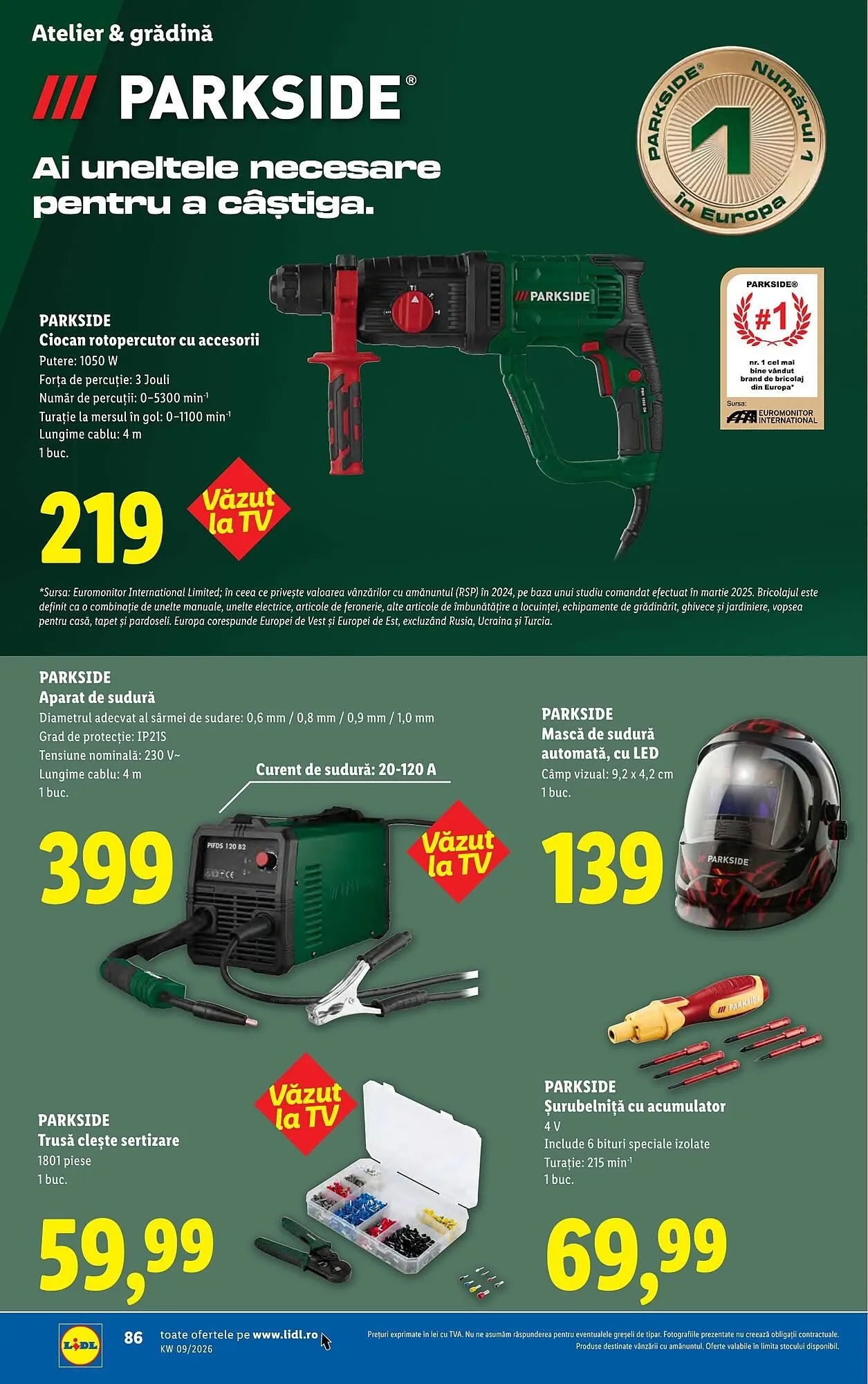 Catalog Catalog Lidl de la 23 februarie până la 1 martie 2026 - Revista Pagina 86