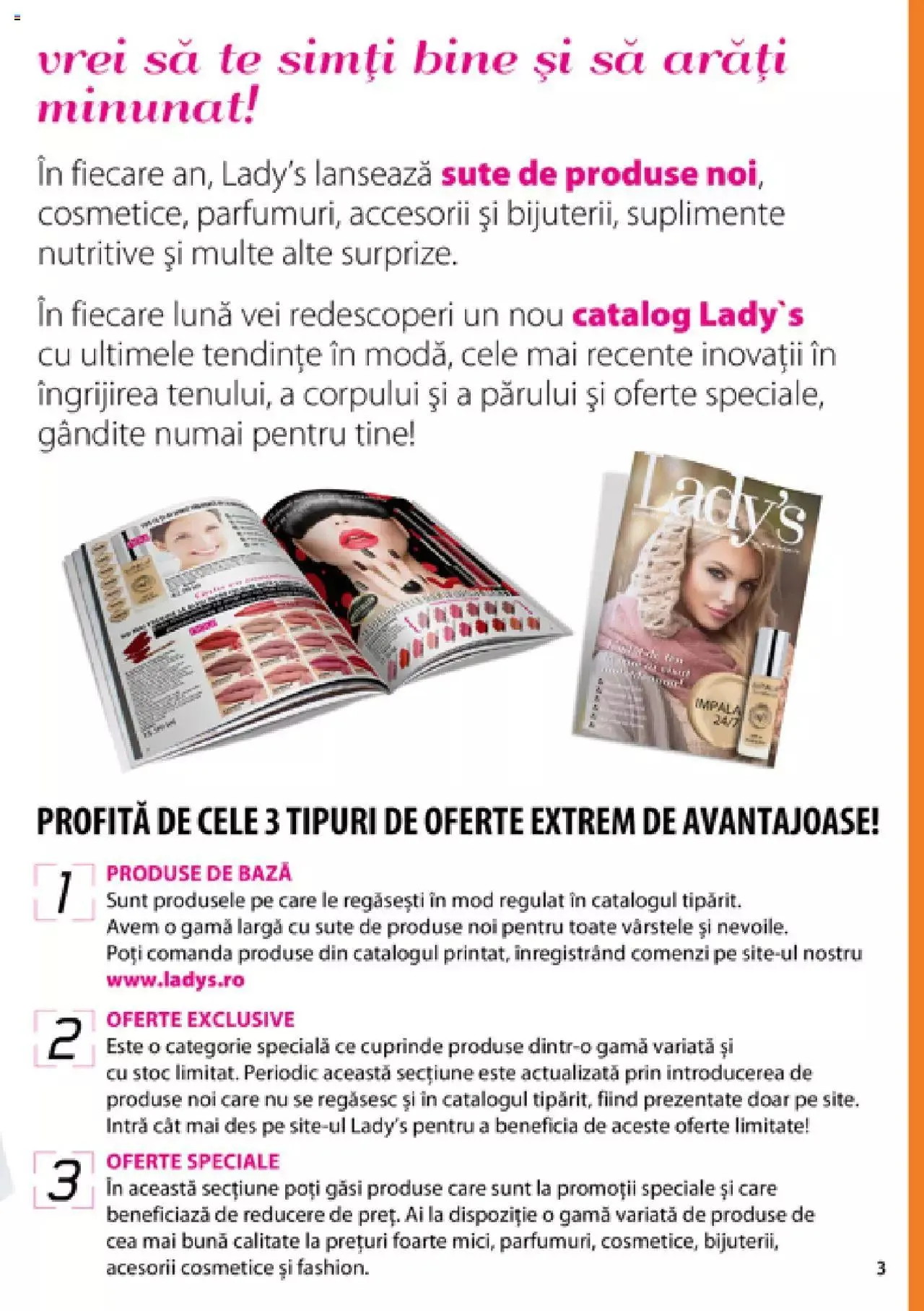 Catalog Lady’s catalog - Manual de la 17 aprilie până la 31 decembrie 2024 - Revista Pagina 3