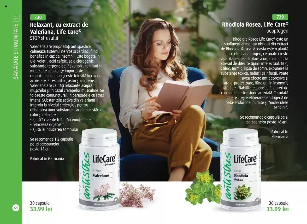 Catalog Catalog Life Care primavara-vara 2023 de la 1 martie până la 31 decembrie 2023 - Revista Pagina 66