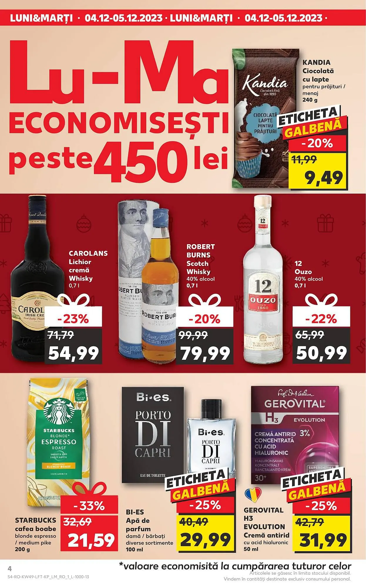 Catalog Kaufland catalog de la 6 decembrie până la 12 decembrie 2023 - Revista Pagina 4