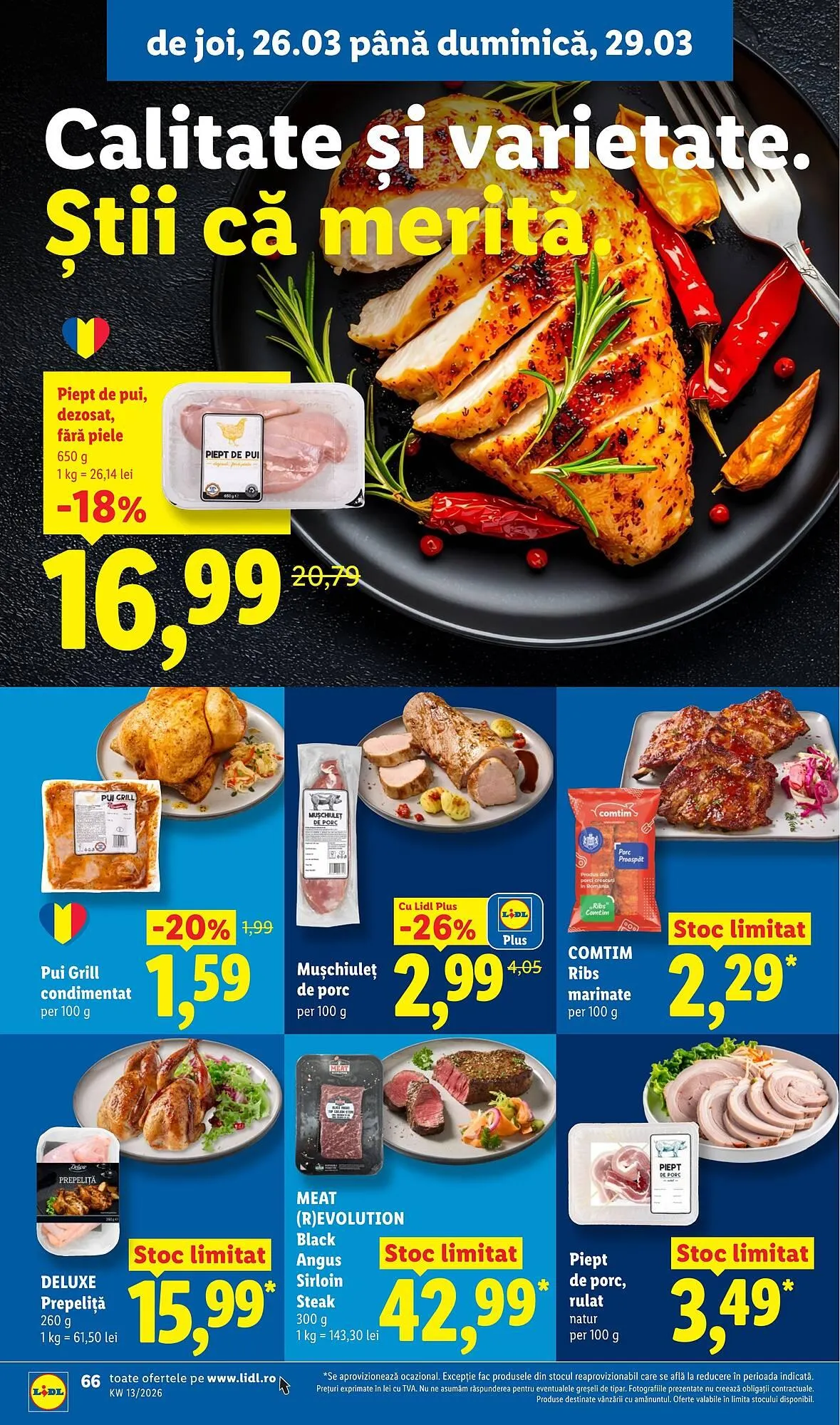 Catalog Catalog Lidl de la 23 martie până la 29 martie 2026 - Revista Pagina 66