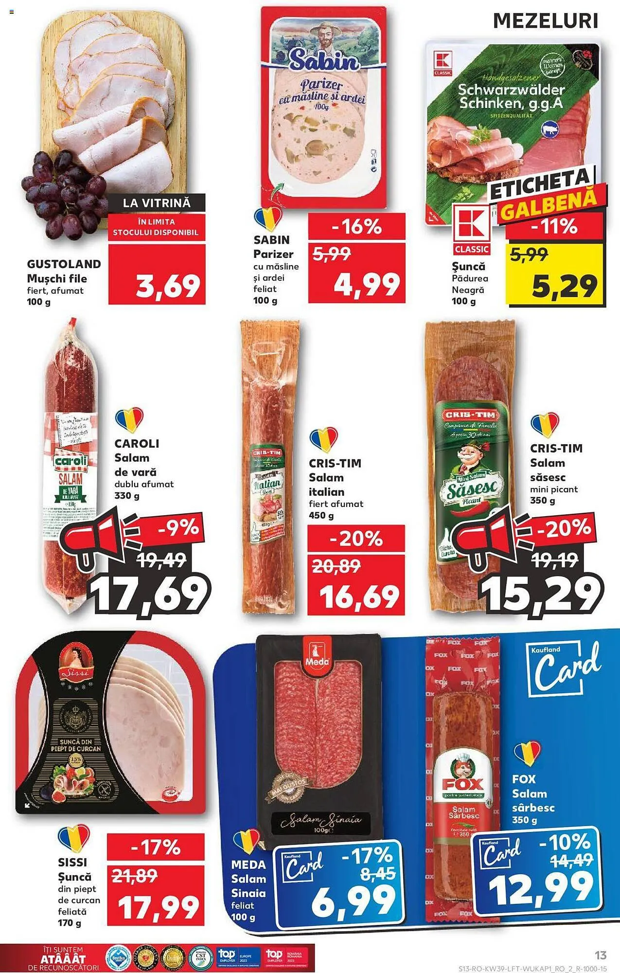 Catalog Kaufland catalog de la 27 septembrie până la 3 octombrie 2023 - Revista Pagina 13