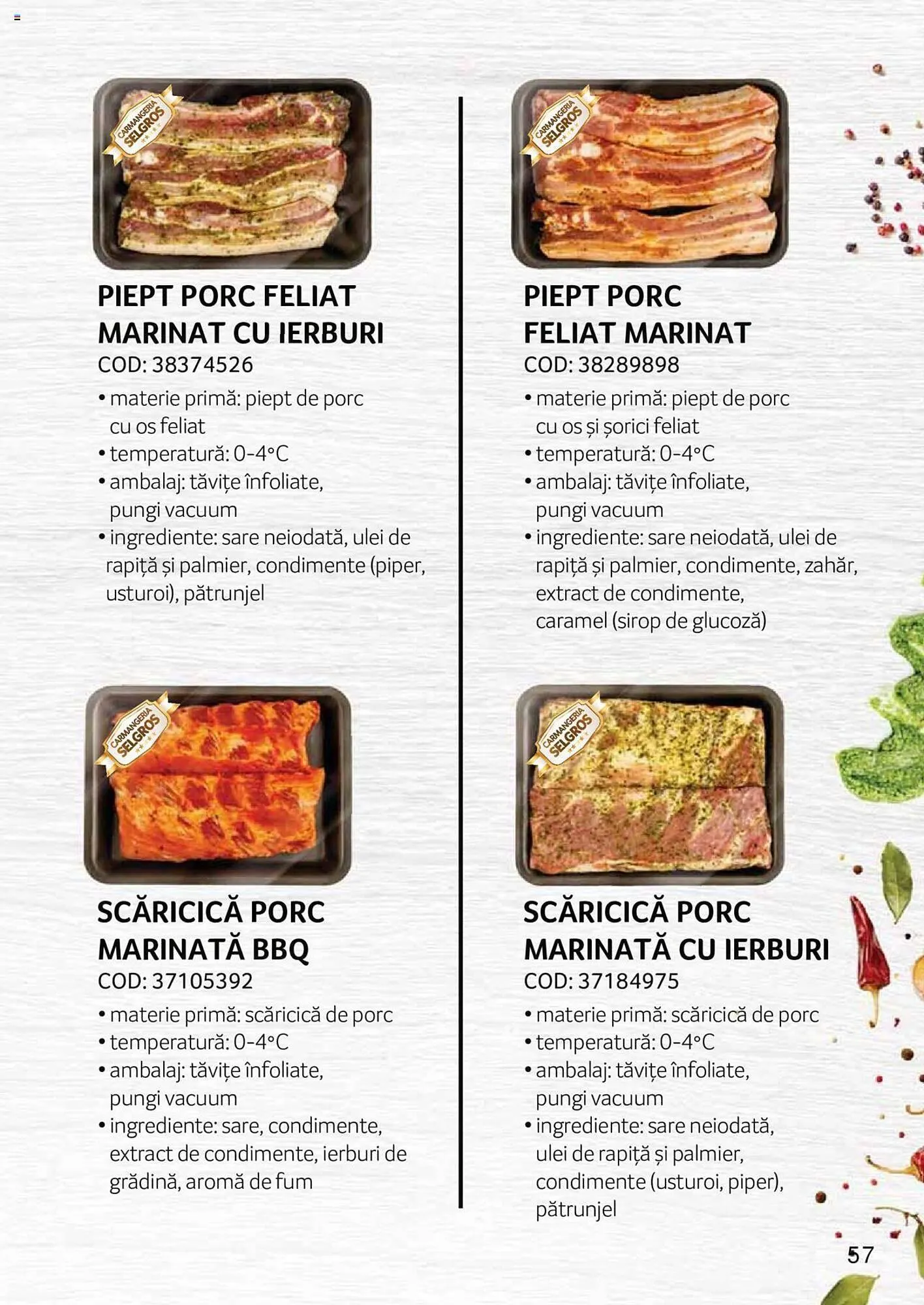 Catalog Selgros catalog de la 27 aprilie până la 31 decembrie 2023 - Revista Pagina 57