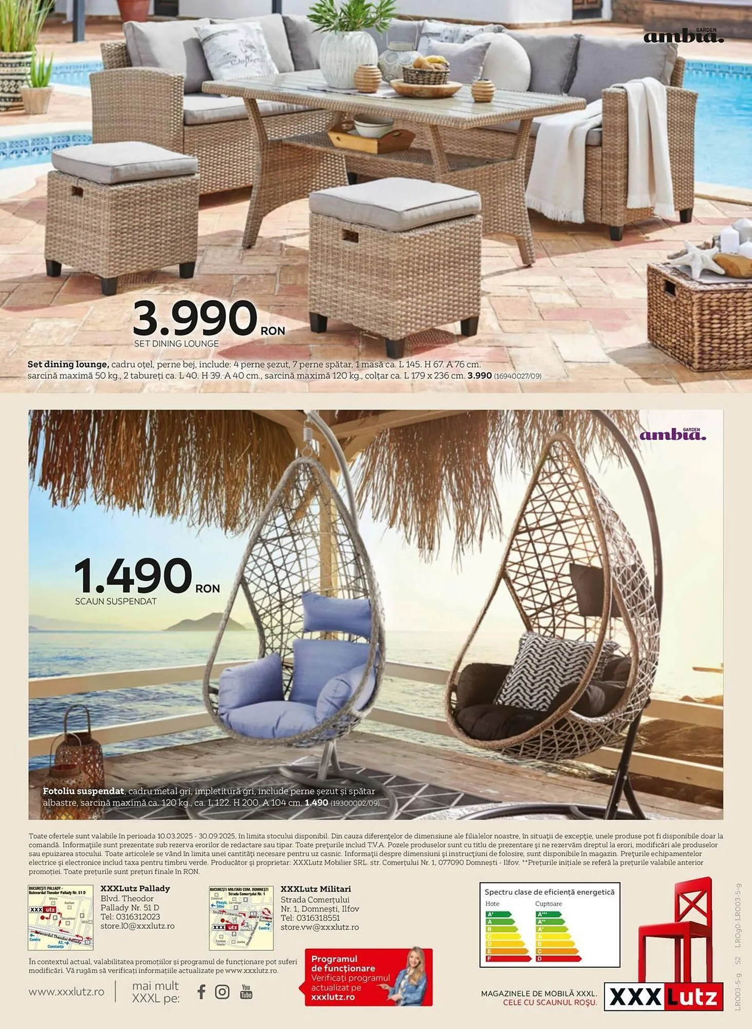 Catalog Catalog XXXLutz de la 10 martie până la 30 septembrie 2025 - Revista Pagina 52