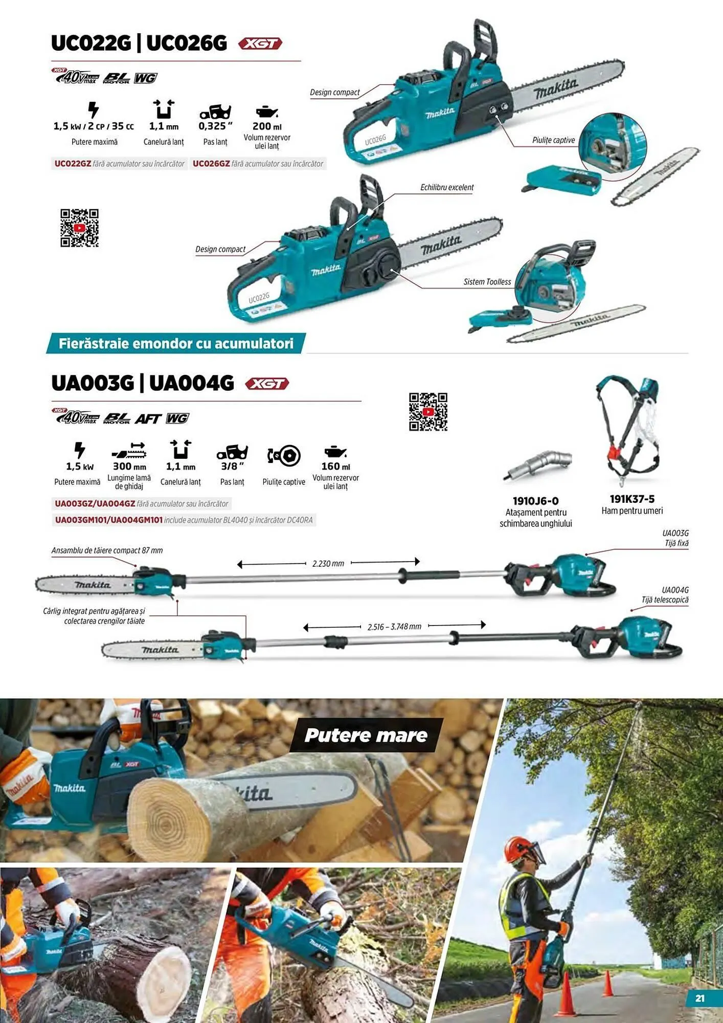 Catalog Catalog Makita de la 11 aprilie până la 28 octombrie 2025 - Revista Pagina 21