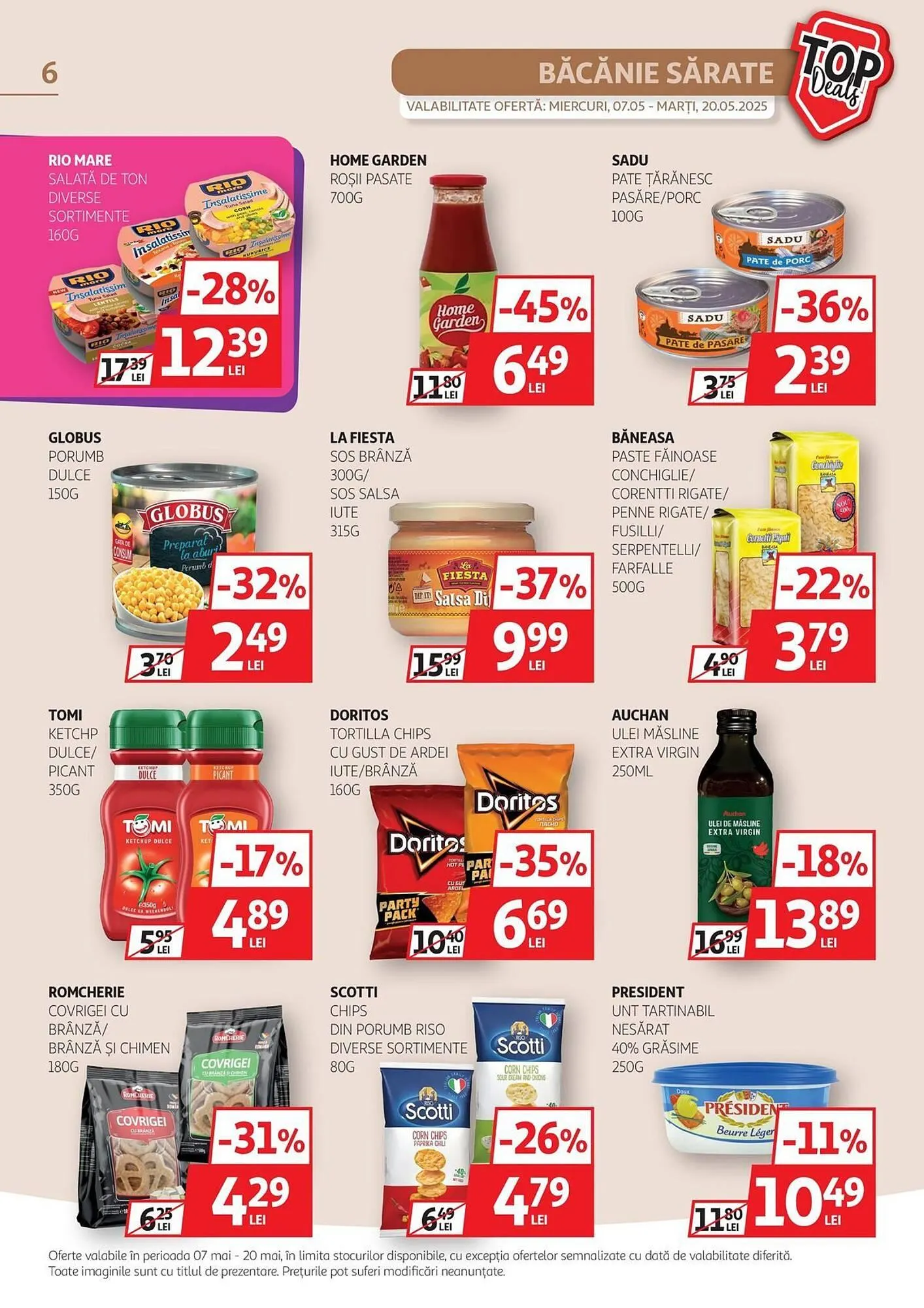 Catalog Catalog Auchan de la 7 mai până la 20 mai 2025 - Revista Pagina 6