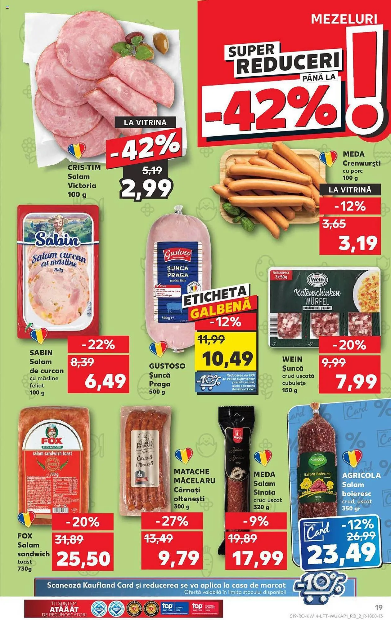 Catalog Kaufland catalog de la 3 aprilie până la 9 aprilie 2024 - Revista Pagina 19