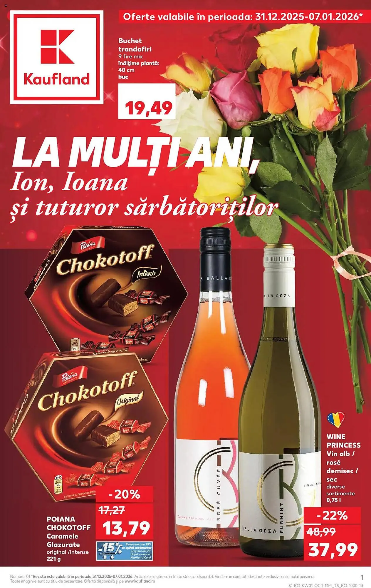 Catalog Catalog Kaufland de la 31 decembrie până la 7 ianuarie 2026 - Revista Pagina 1