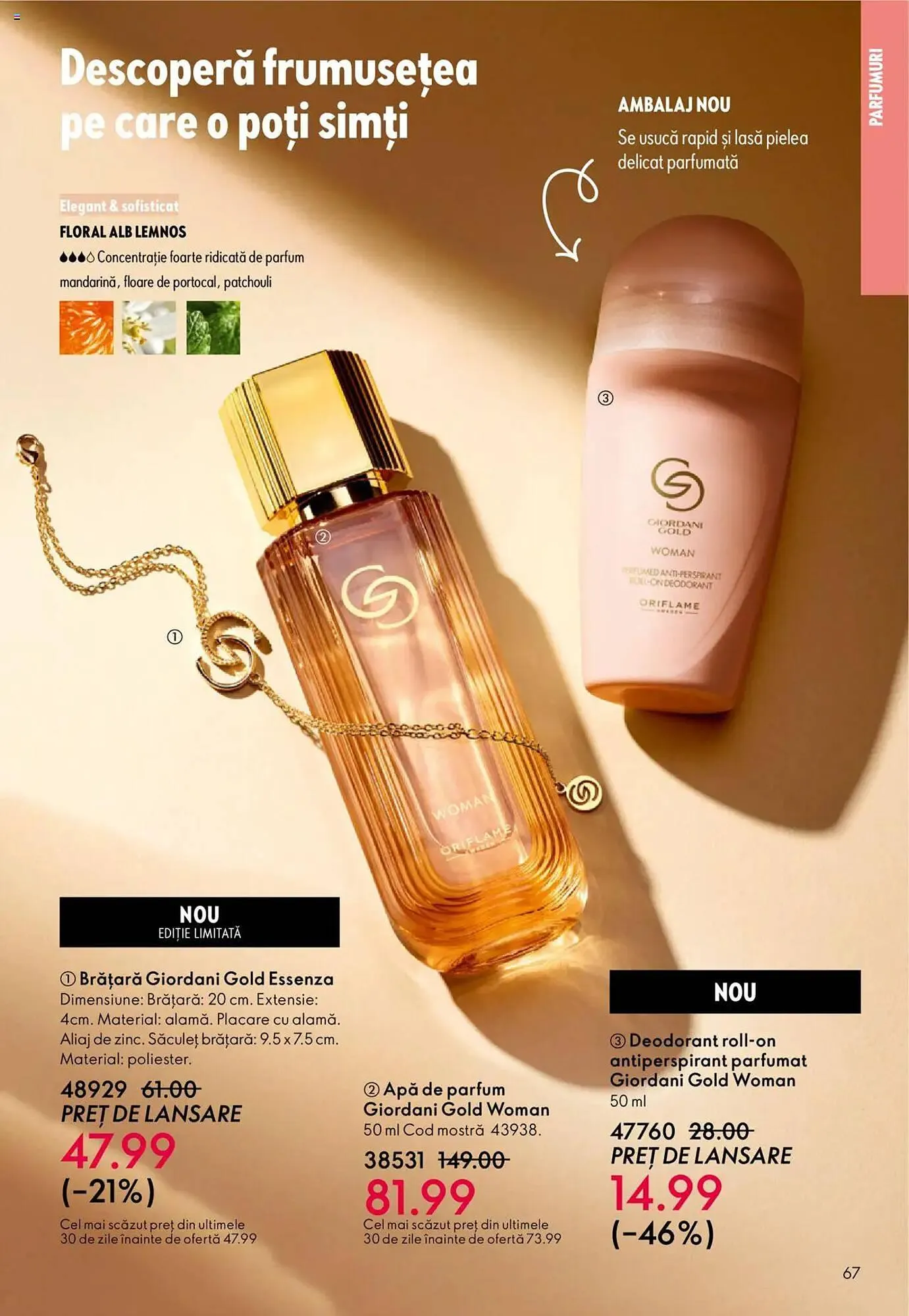Catalog Catalog Oriflame de la 22 octombrie până la 11 noiembrie 2025 - Revista Pagina 67