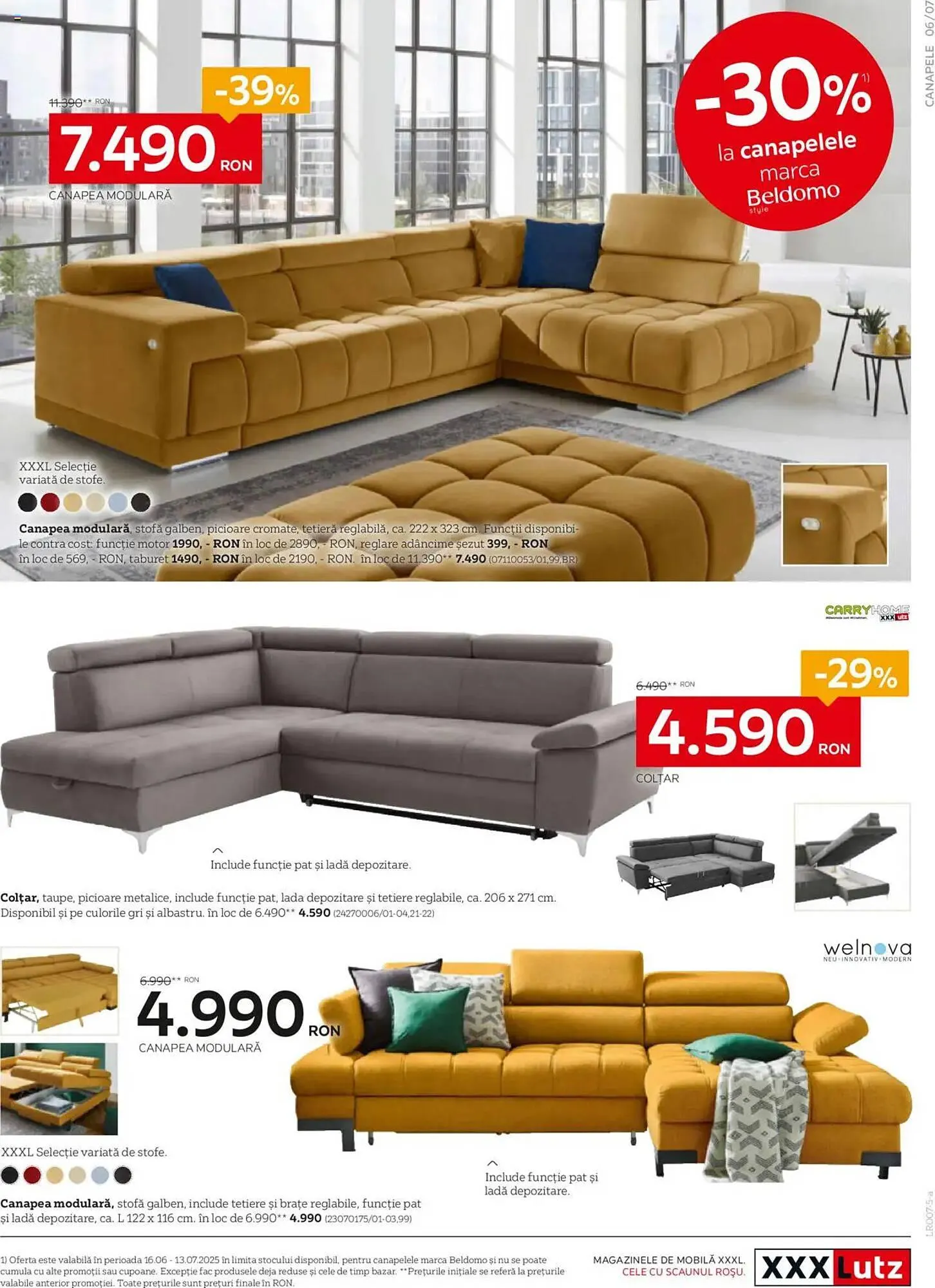 Catalog Catalog XXXLutz de la 29 iunie până la 27 iulie 2025 - Revista Pagina 7