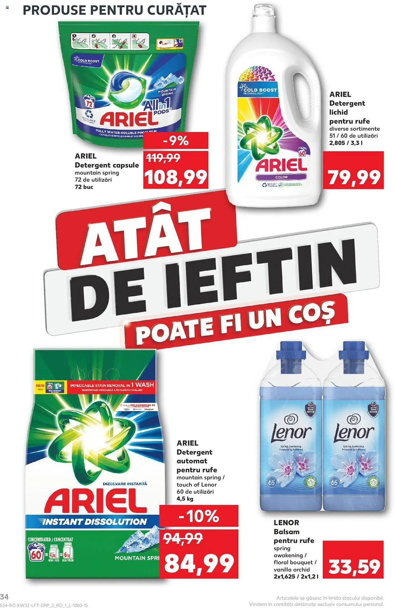 Catalog Kaufland catalog de la 9 august până la 15 august 2023 - Revista Pagina 34