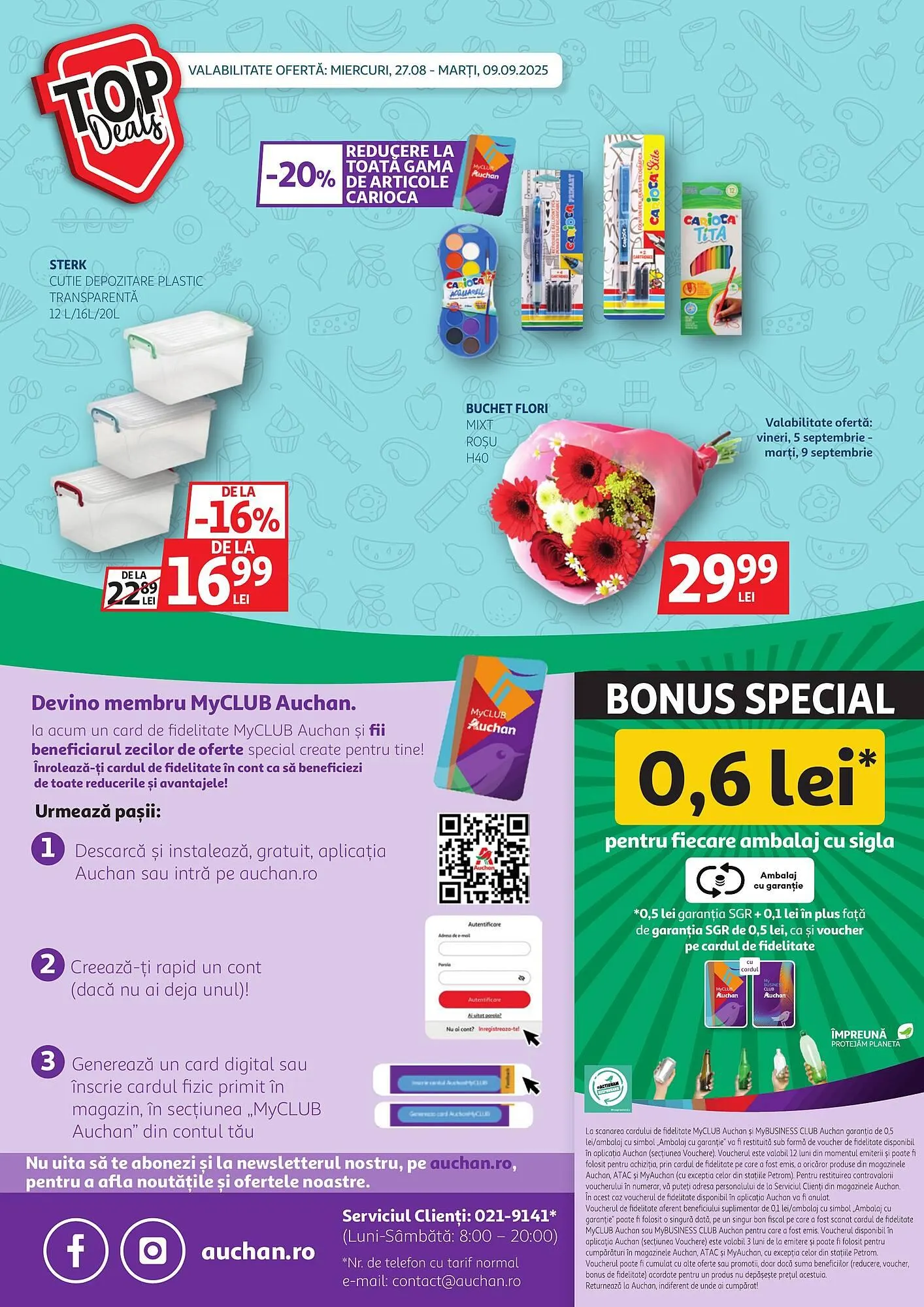 Catalog Catalog Auchan de la 27 august până la 9 septembrie 2025 - Revista Pagina 28