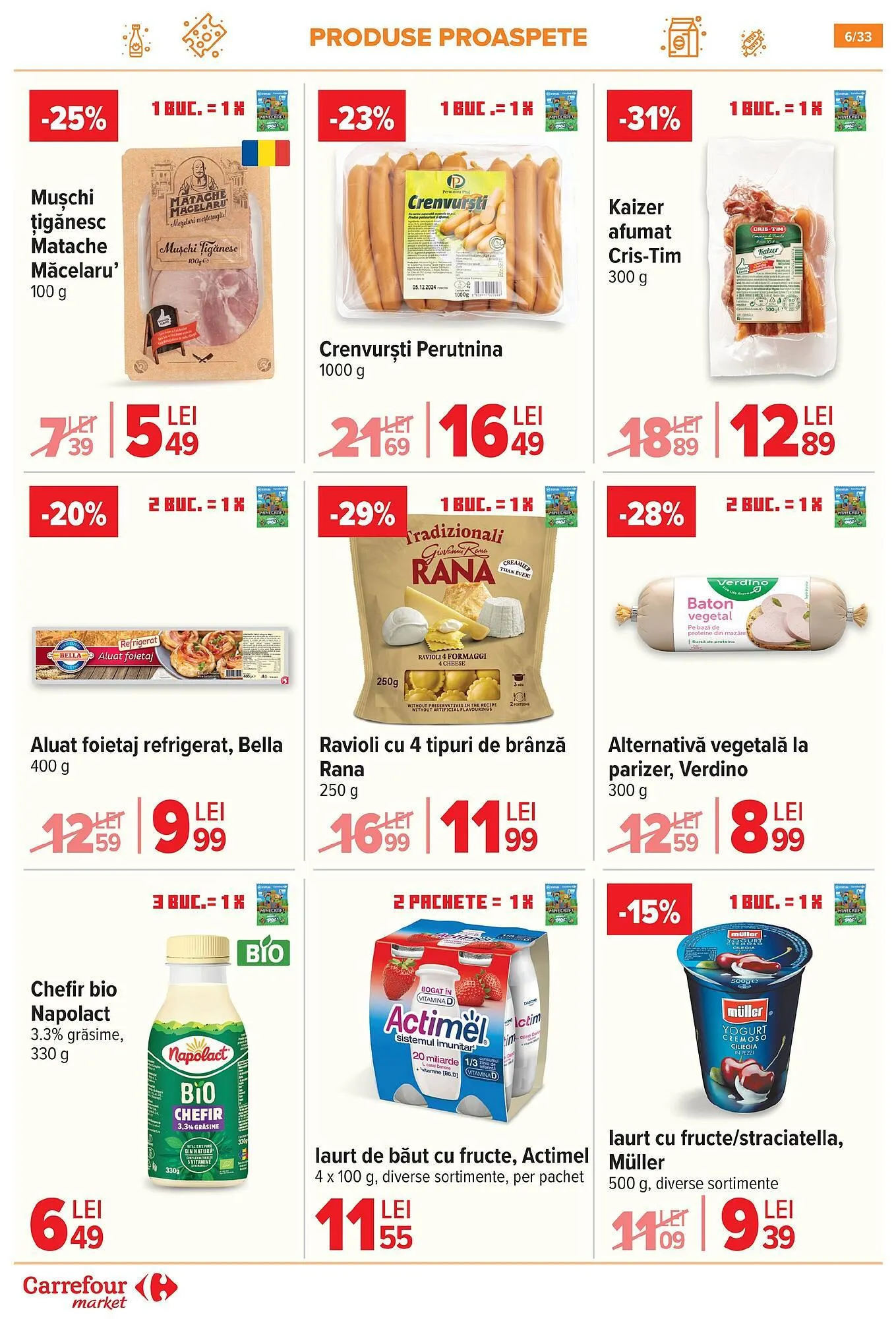 Catalog Catalog Carrefour Market de la 1 octombrie până la 14 octombrie 2025 - Revista Pagina 7