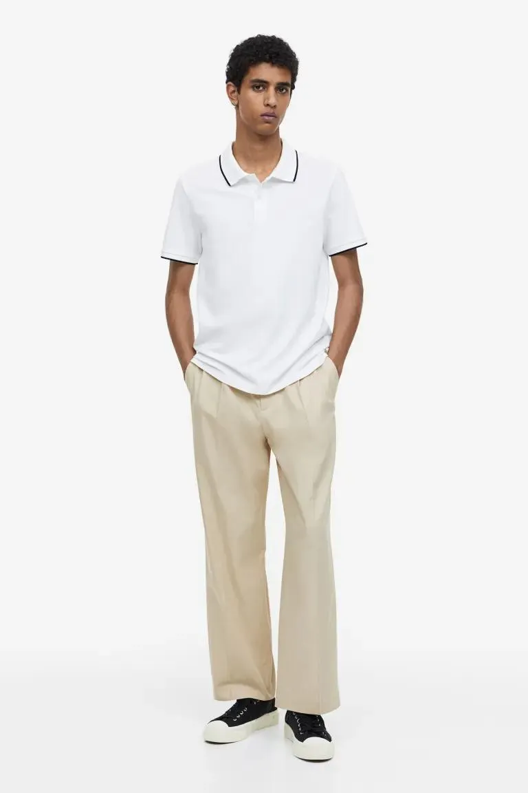 Tricou polo Slim Fit de bumbac