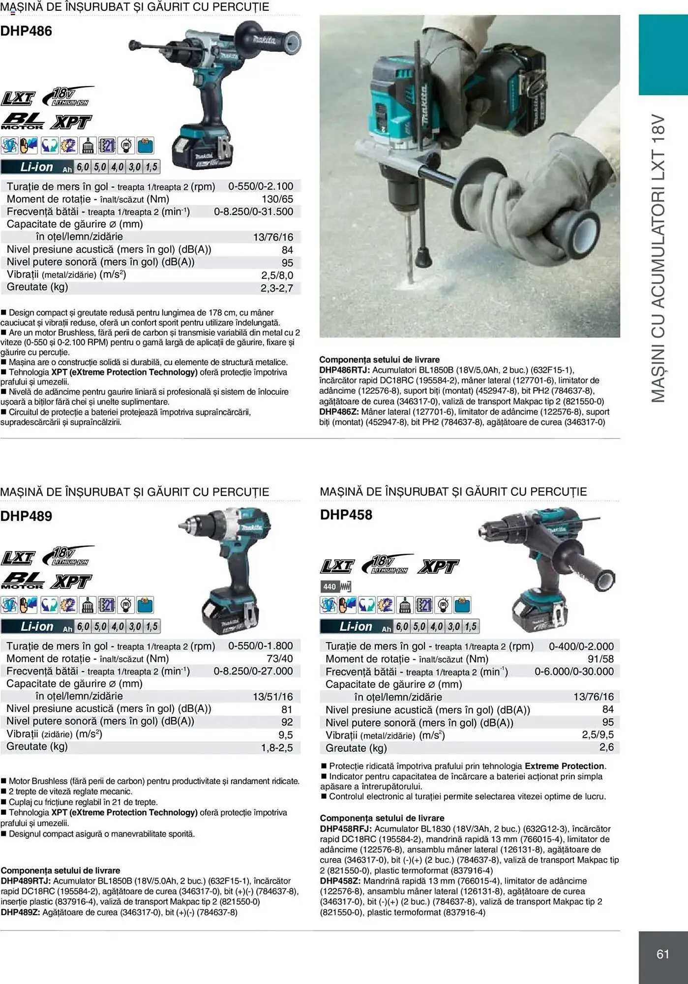 Catalog Catalog Makita de la 8 ianuarie până la 31 decembrie 2025 - Revista Pagina 61
