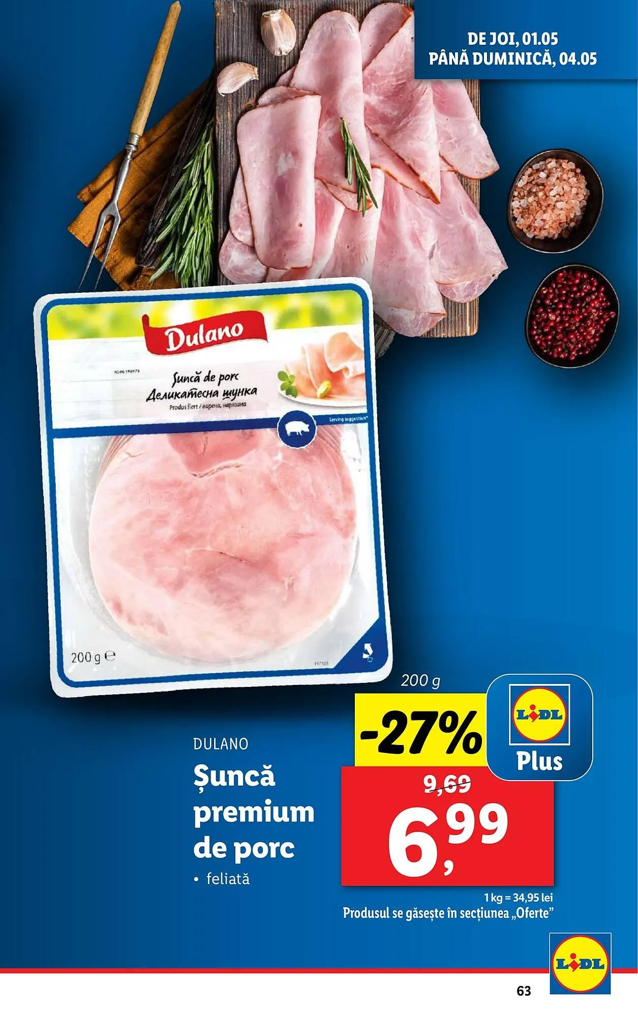 Catalog Catalog Lidl de la 22 aprilie până la 27 aprilie 2025 - Revista Pagina 63