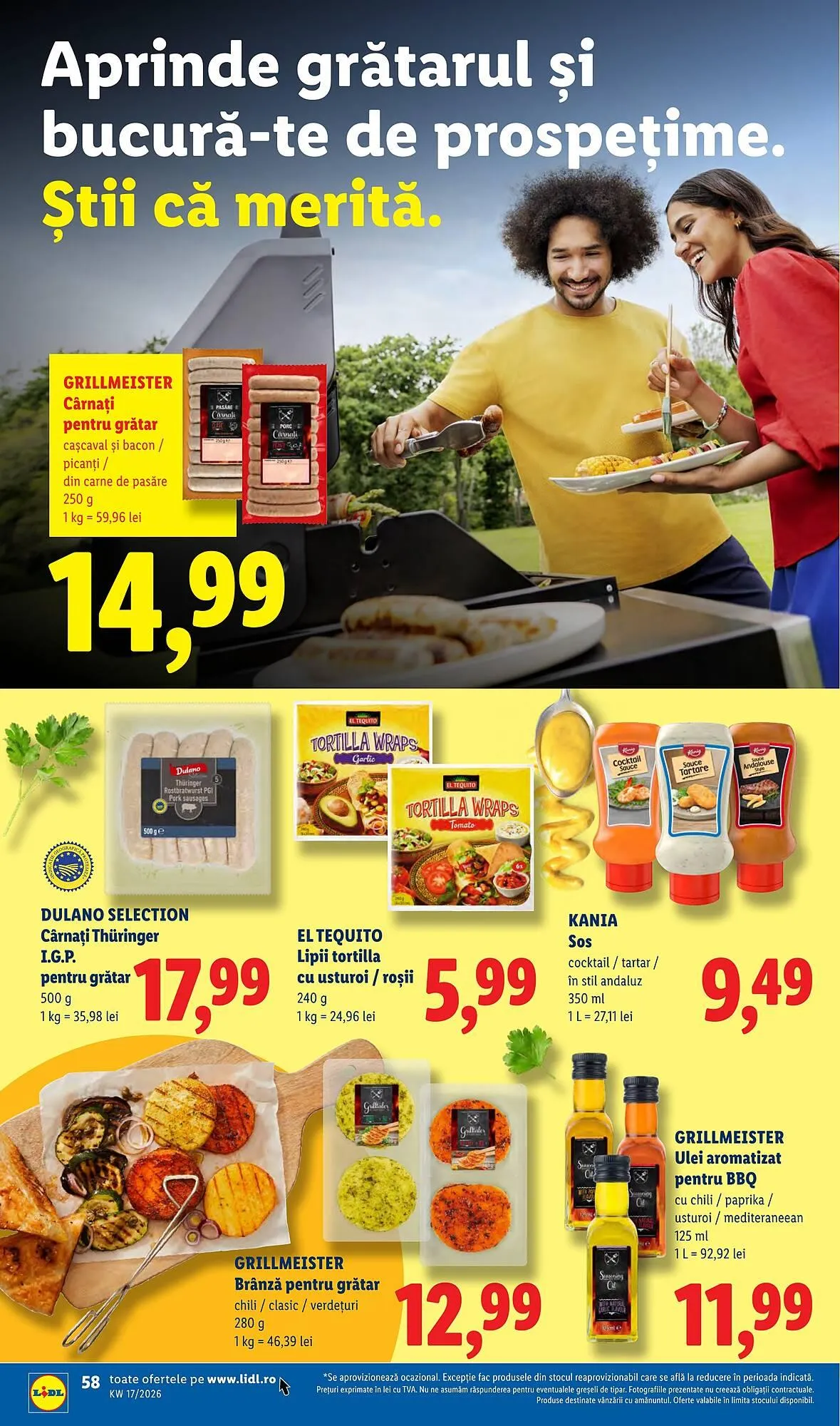 Catalog Catalog Lidl de la 20 aprilie până la 26 aprilie 2026 - Revista Pagina 58