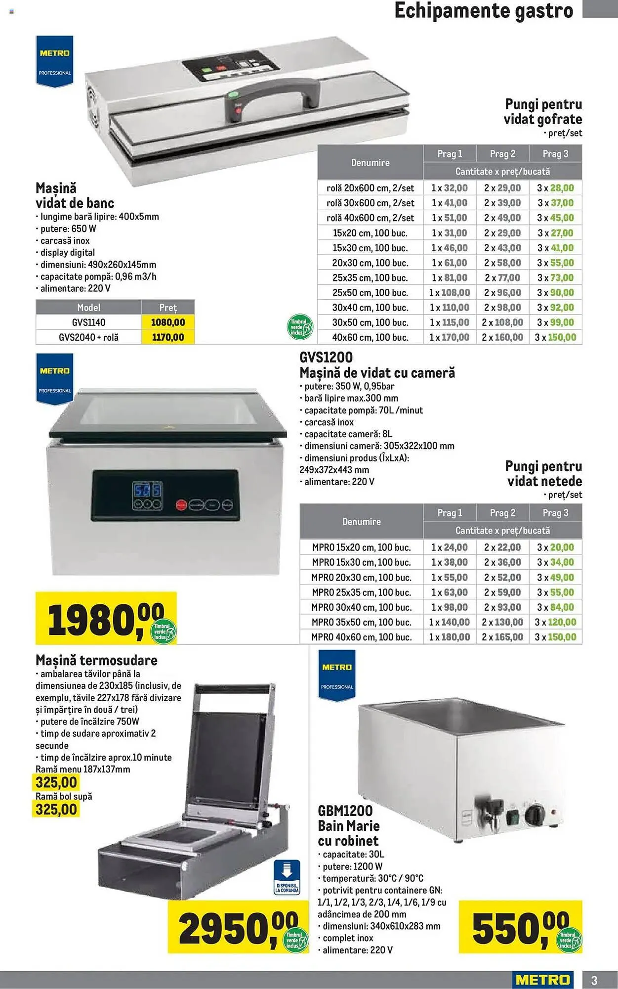 Catalog Catalog Metro de la 1 aprilie până la 30 iunie 2025 - Revista Pagina 3