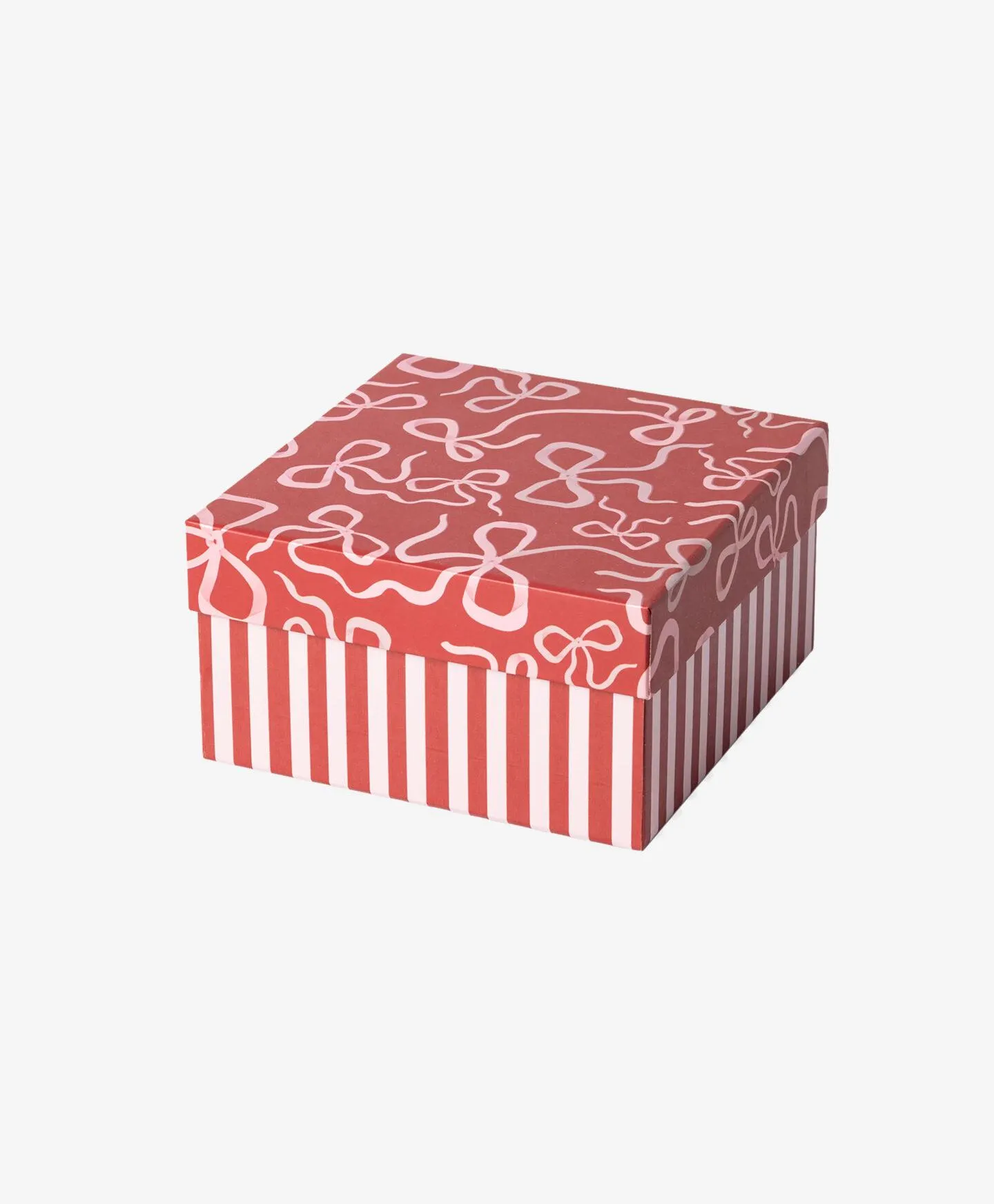 Cutie mică Valentine’s Day cu dungi